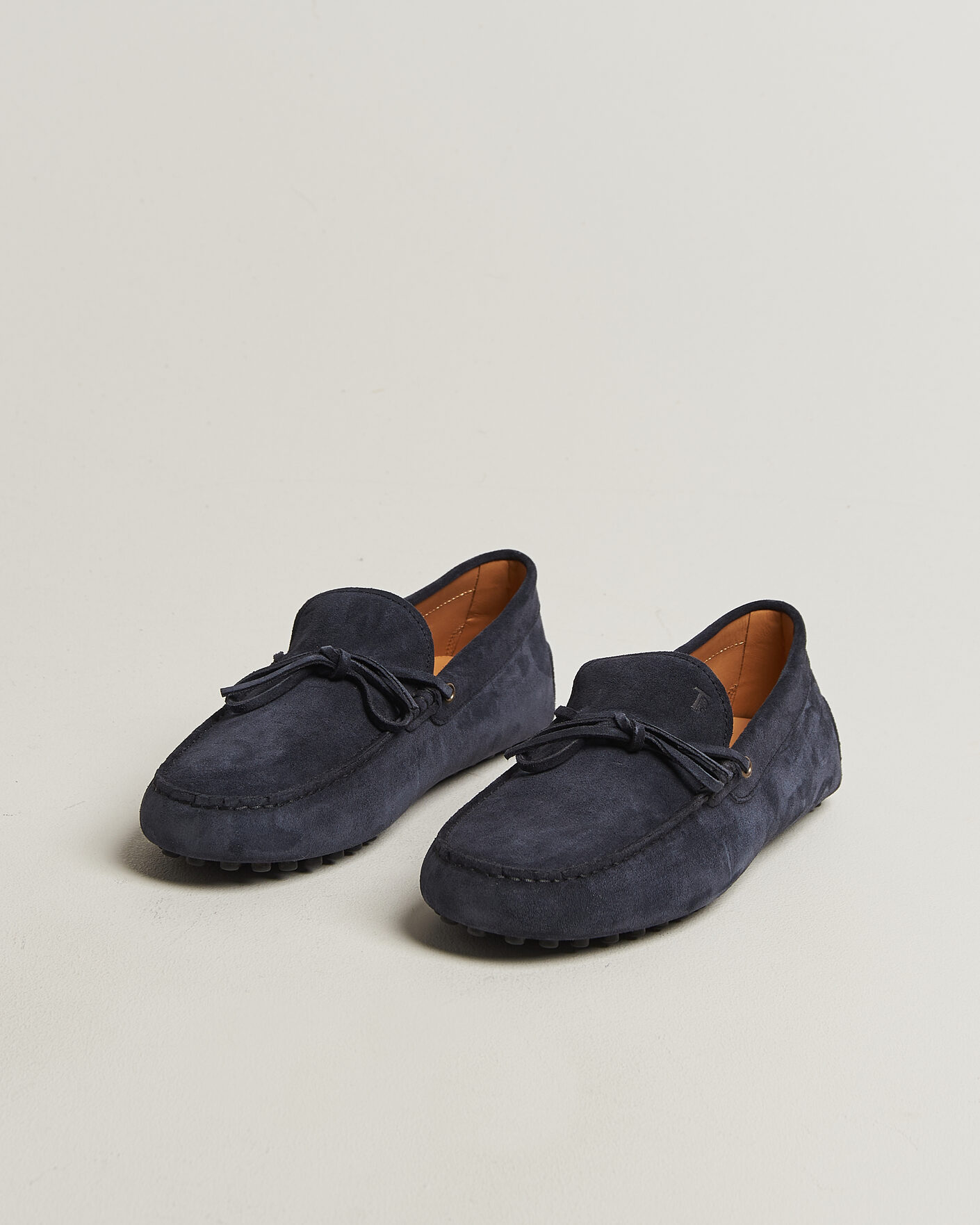 Men | Moccasins | Tod's | Lacetto Gommino Carshoe Navy Suede