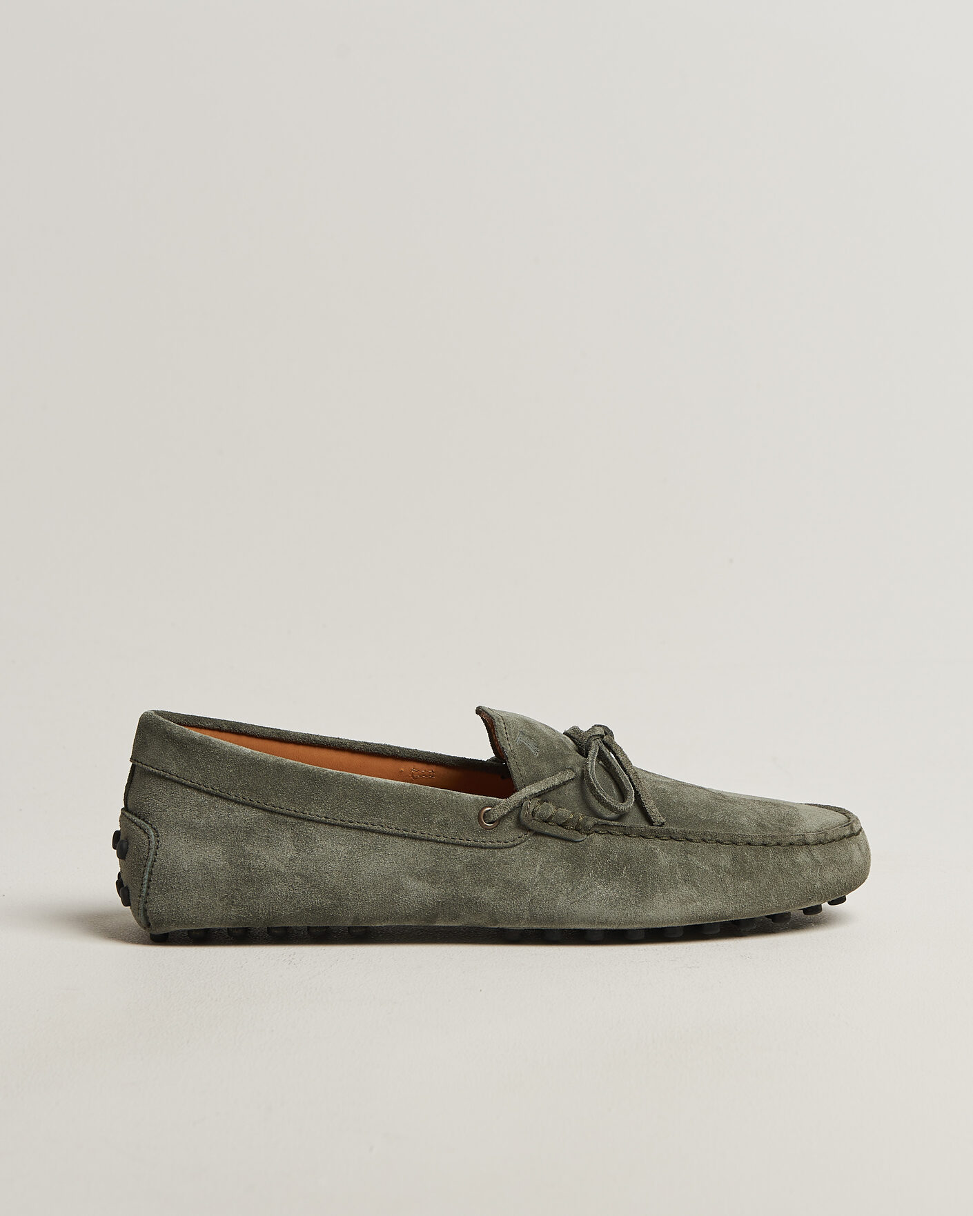 Men | Moccasins | Tod's | Lacetto Gommino Carshoe Green Suede