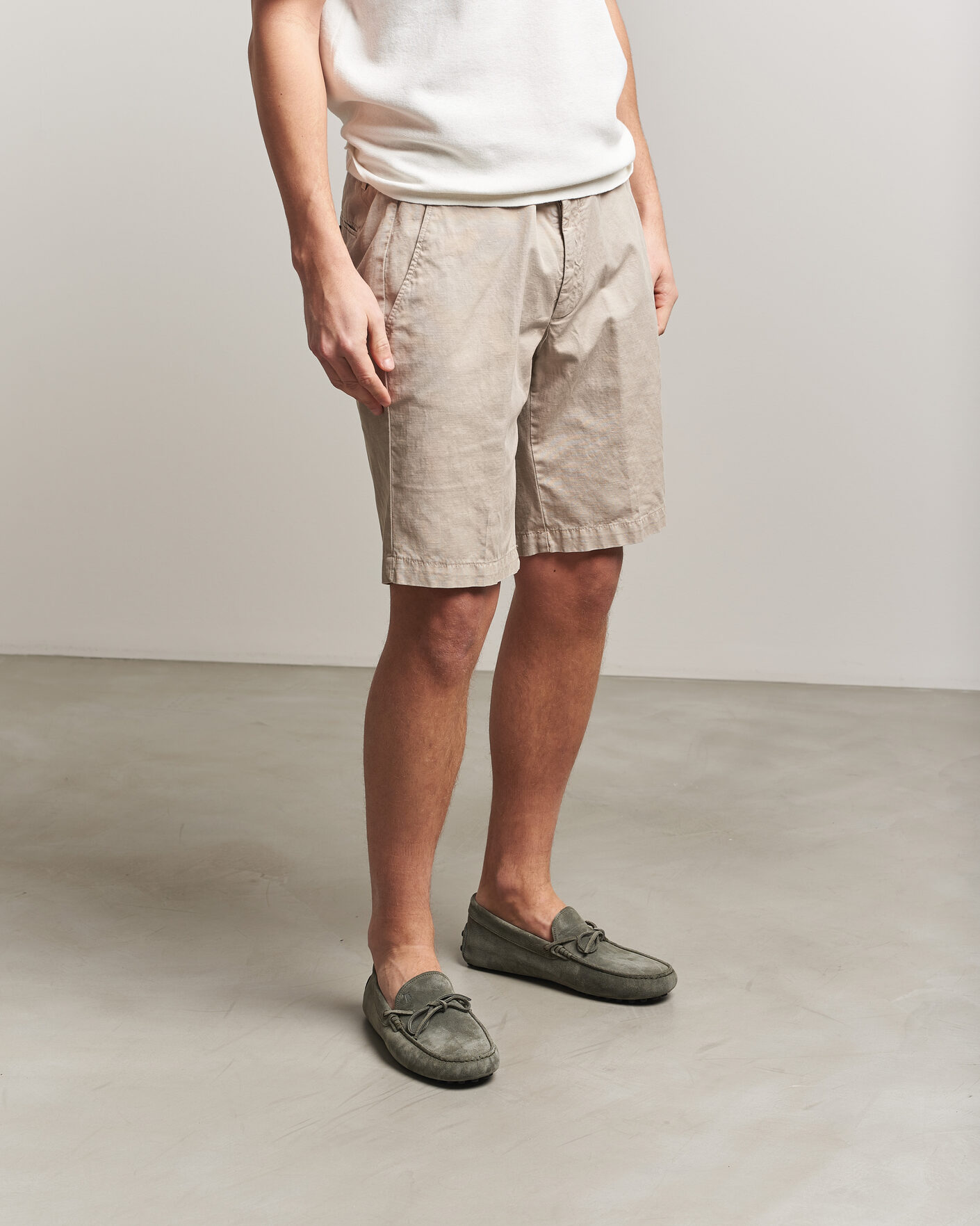 Men | Moccasins | Tod's | Lacetto Gommino Carshoe Green Suede