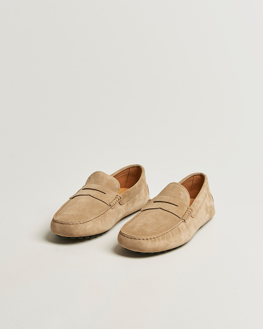 Men | Moccasins | Tod's | Gommino Carshoe Beige Suede