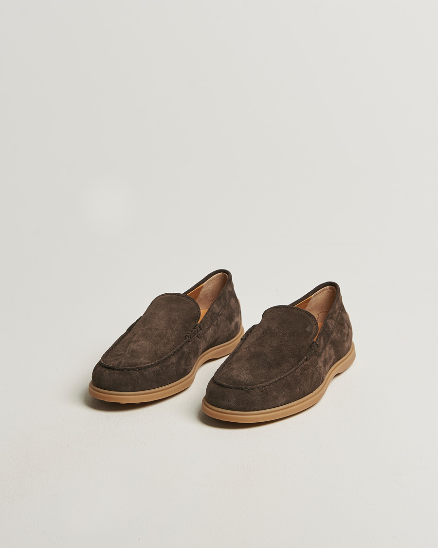 Men | Loafers | Tod's | Gomma Leggera Loafers Dark Brown Suede