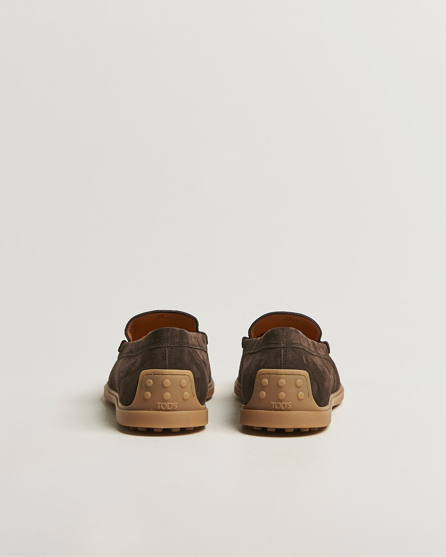 Men | Loafers | Tod's | Gomma Leggera Loafers Dark Brown Suede