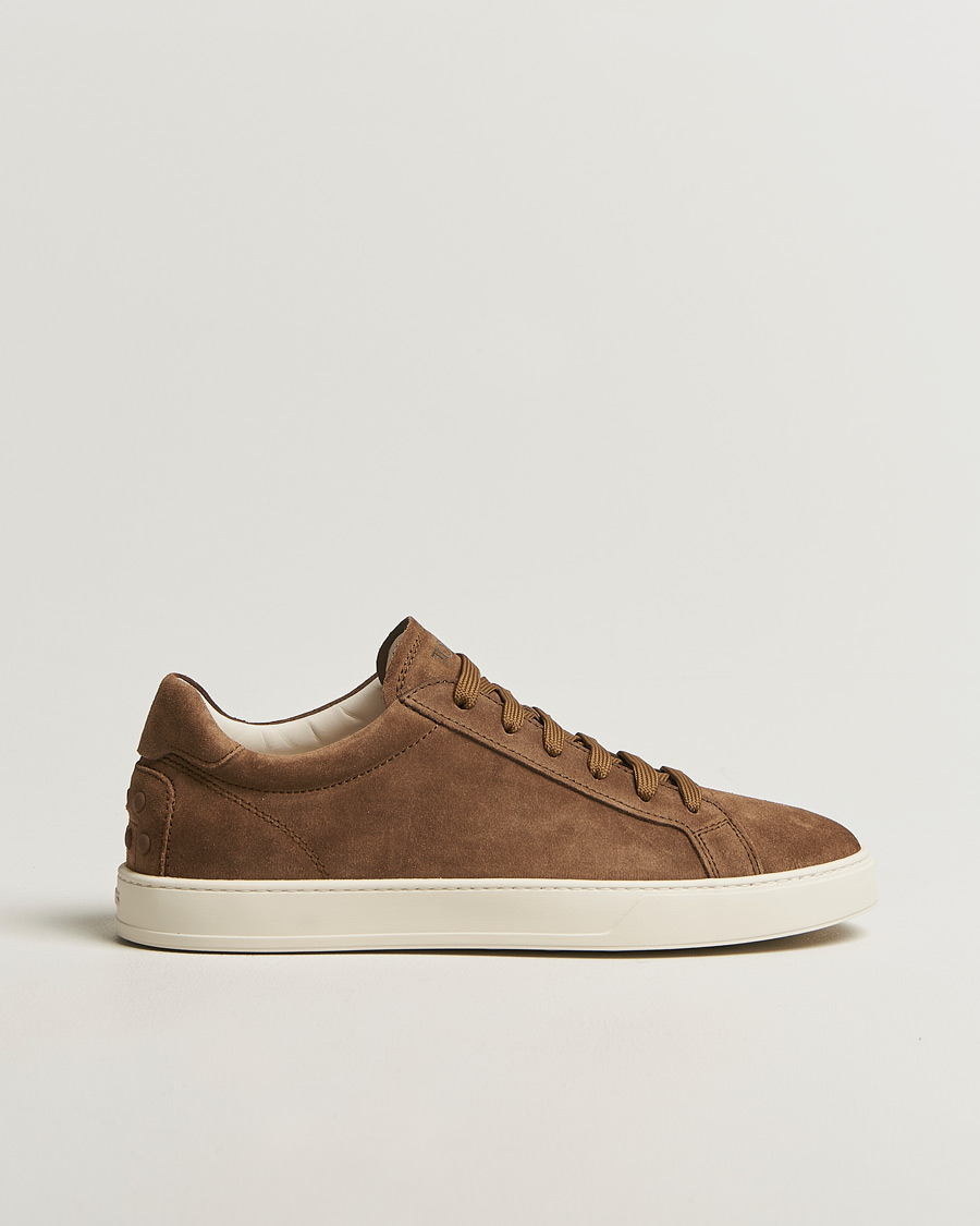 Men | Sneakers | Tod's | Cassetta Lacciata Sneaker Chestnut Suede