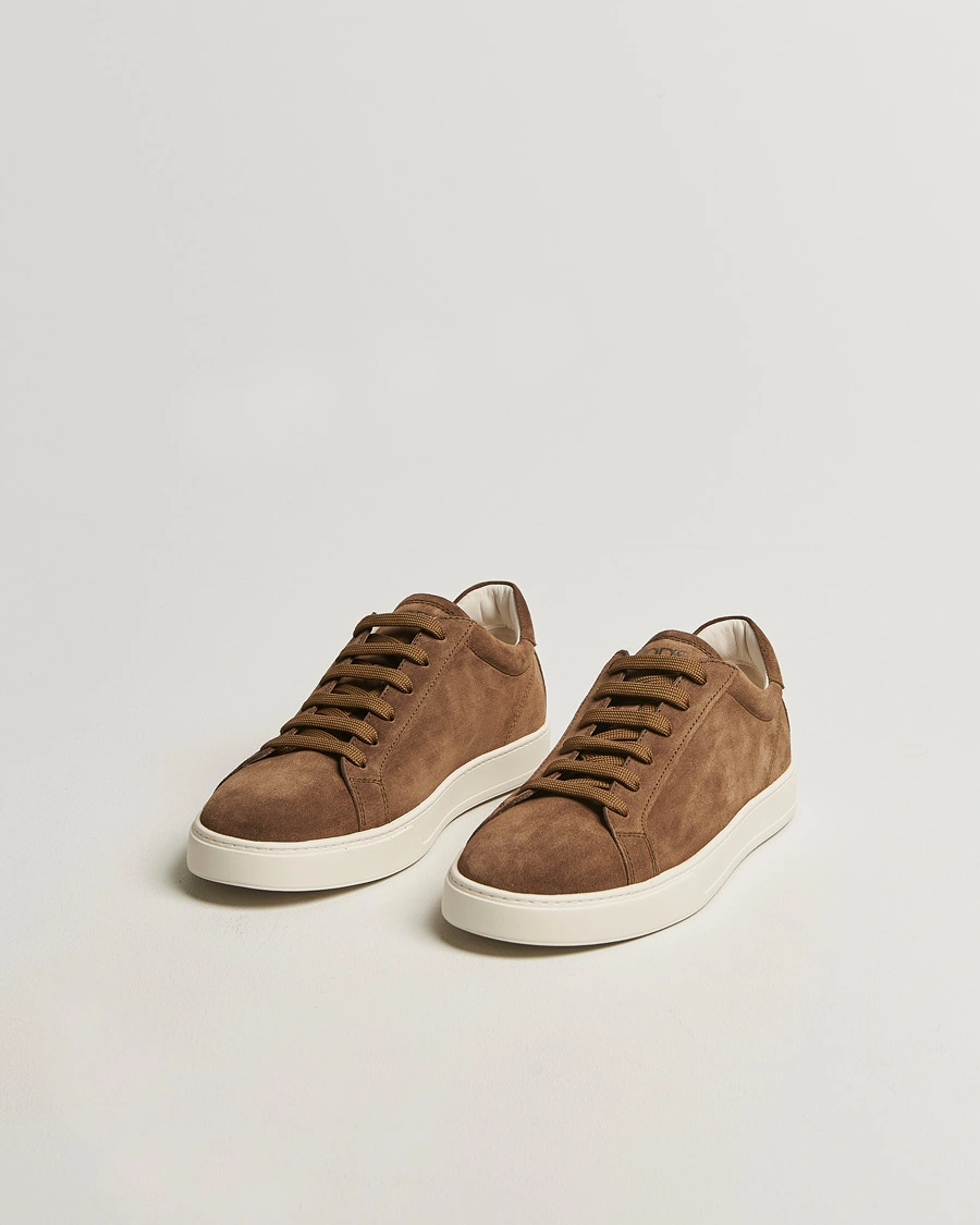 Men | Sneakers | Tod's | Cassetta Lacciata Sneaker Chestnut Suede