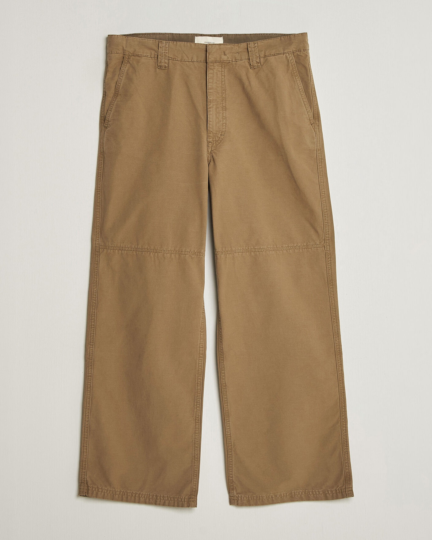 Men | Trousers | Jeanerica | Genua Pilé Workwear Trousers Green