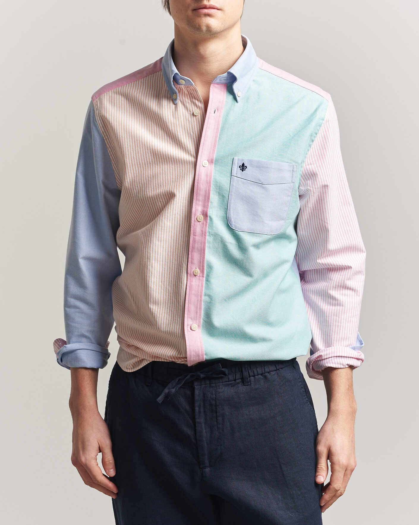 Men | Shirts | Morris | Oxford Mix Shirt Multi