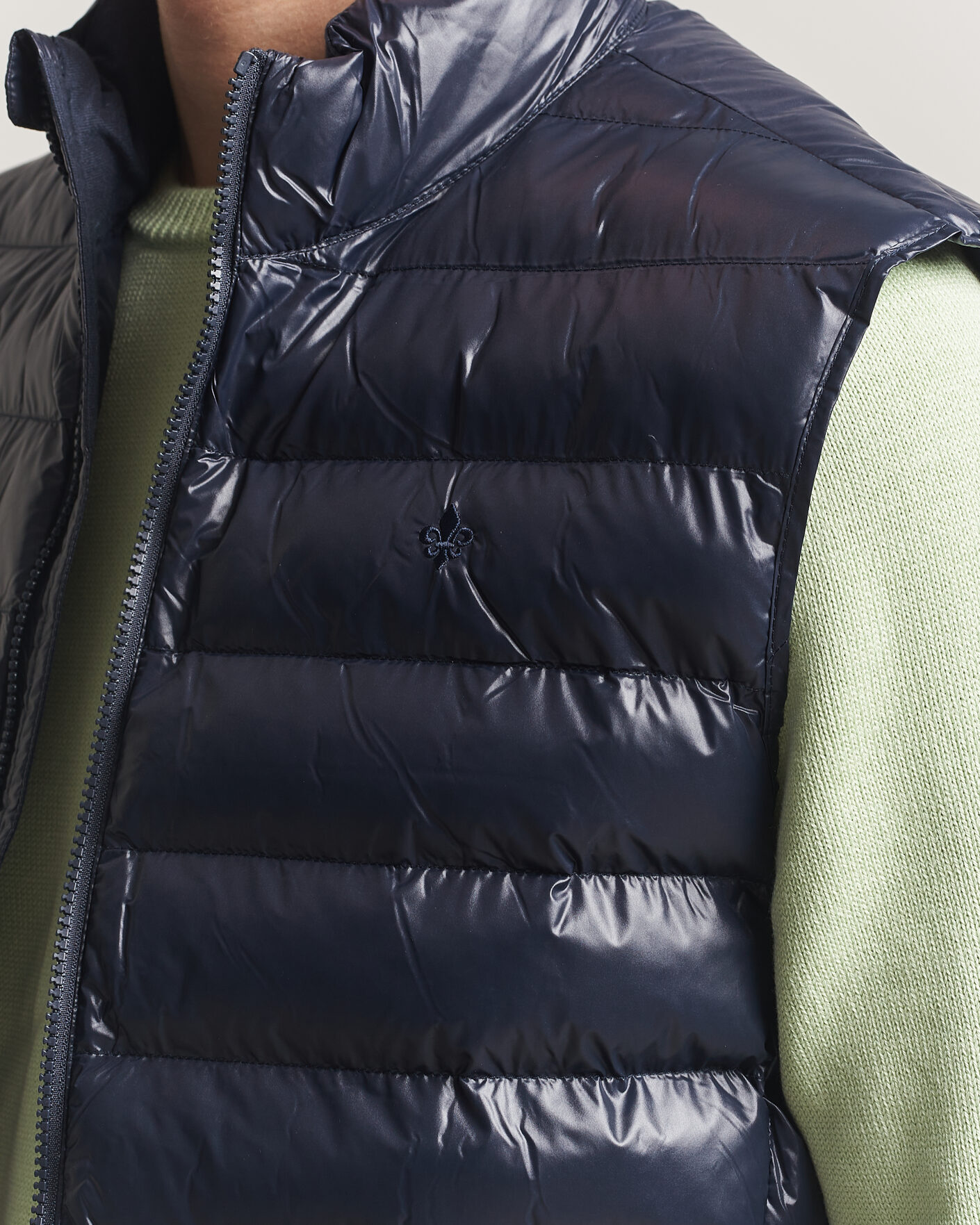 Men | Gilets | Morris | Norfolk Liner Vest Glossy Navy