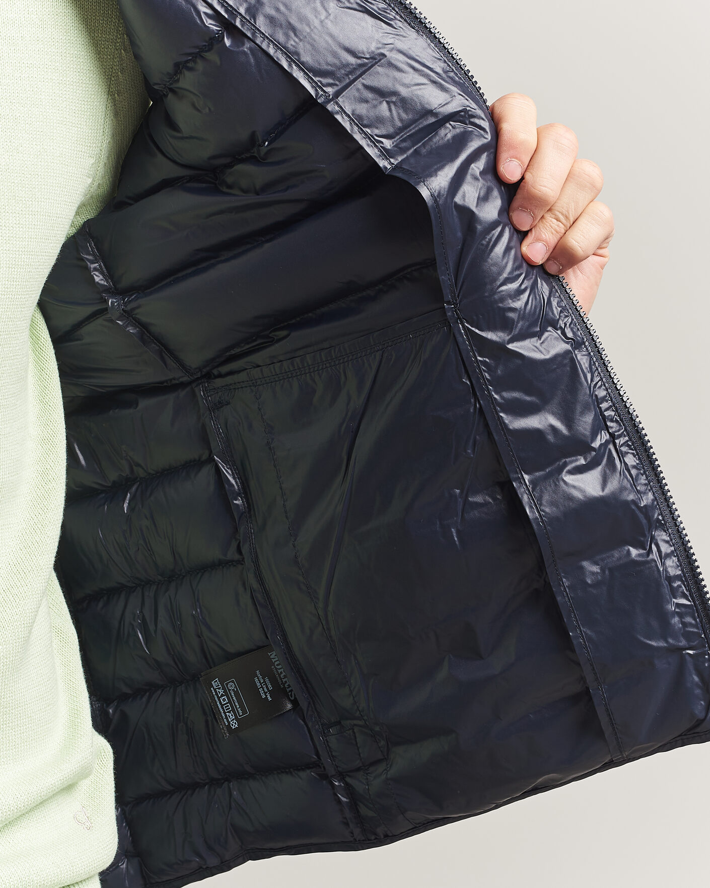 Men | Gilets | Morris | Norfolk Liner Vest Glossy Navy