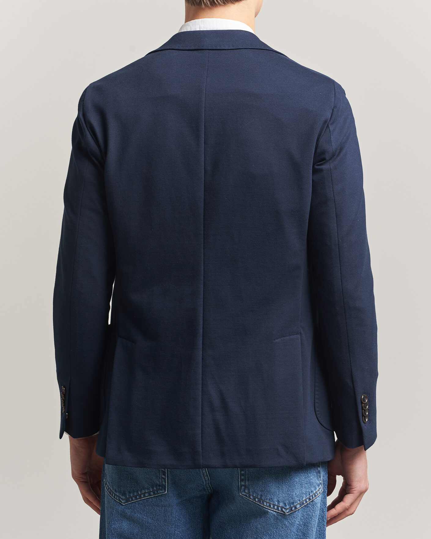 Men | Blazers | Morris | Cotton Jersey Blazer Navy
