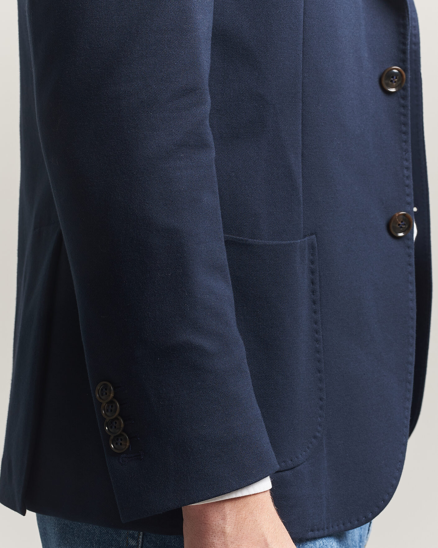 Men | Blazers | Morris | Cotton Jersey Blazer Navy