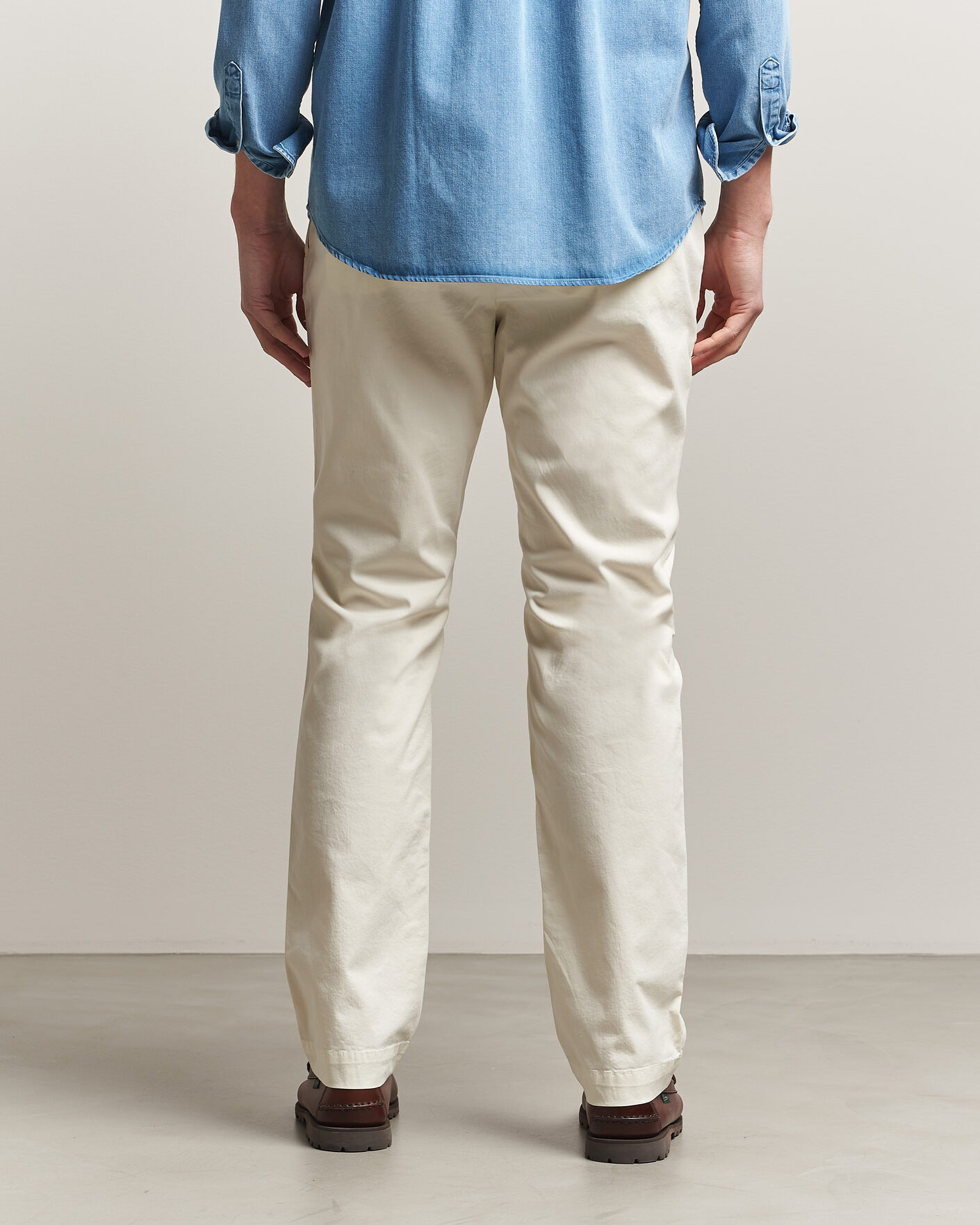 Men | Trousers | Morris | Jeffrey Summer Chinos Off White