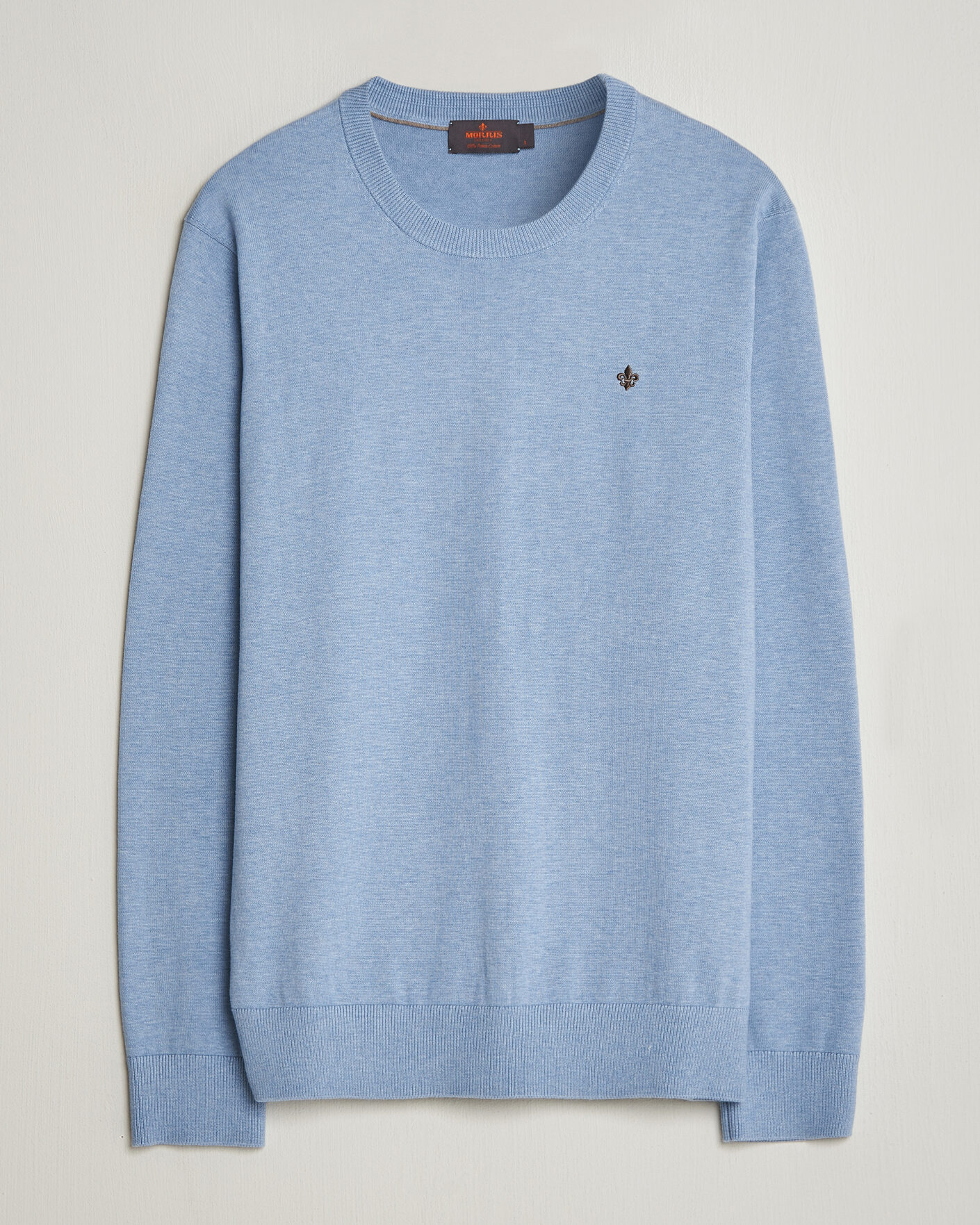 Men | Sweaters & Knitwear | Morris | Riley Oneck Light Blue