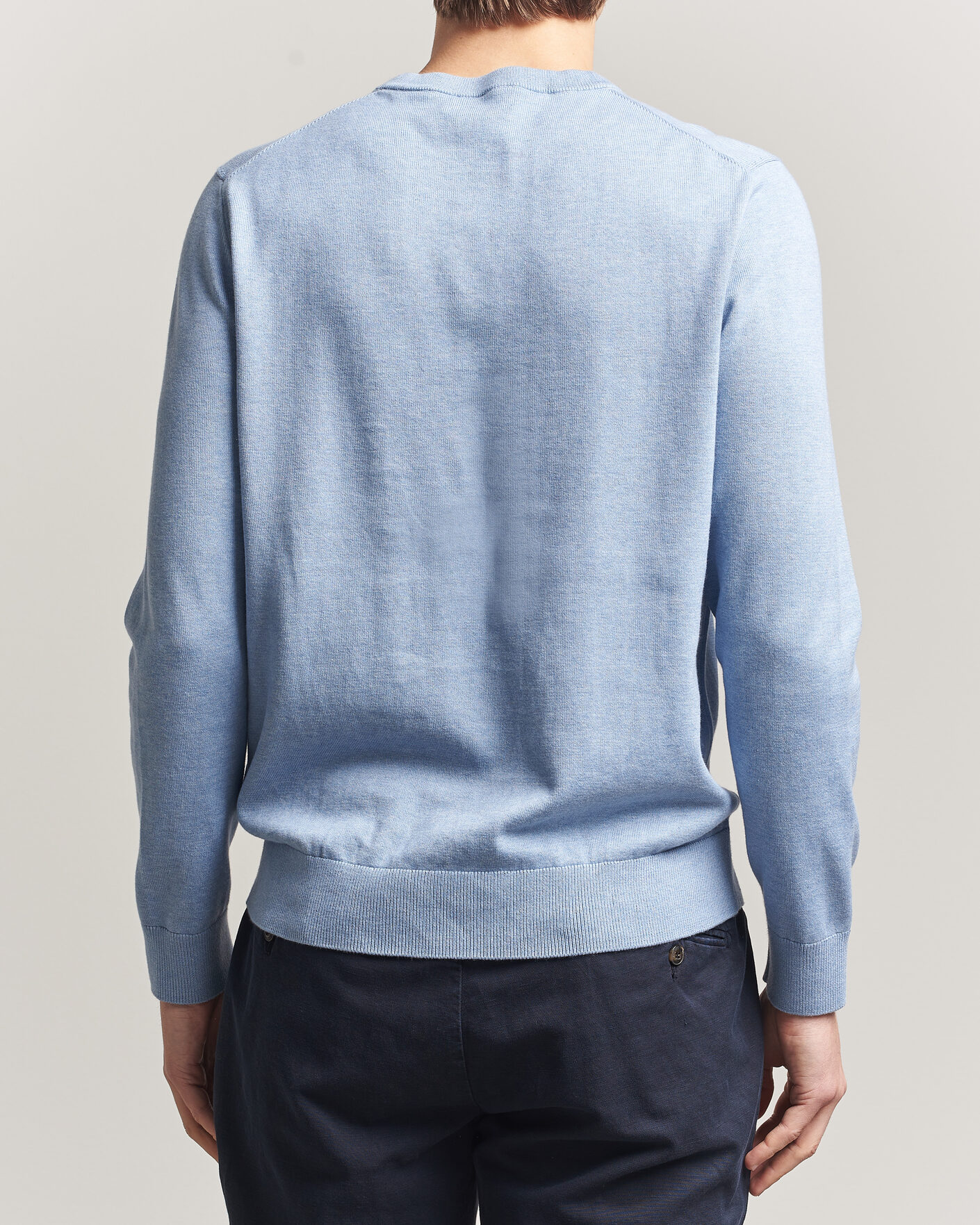 Men | Sweaters & Knitwear | Morris | Riley Oneck Light Blue