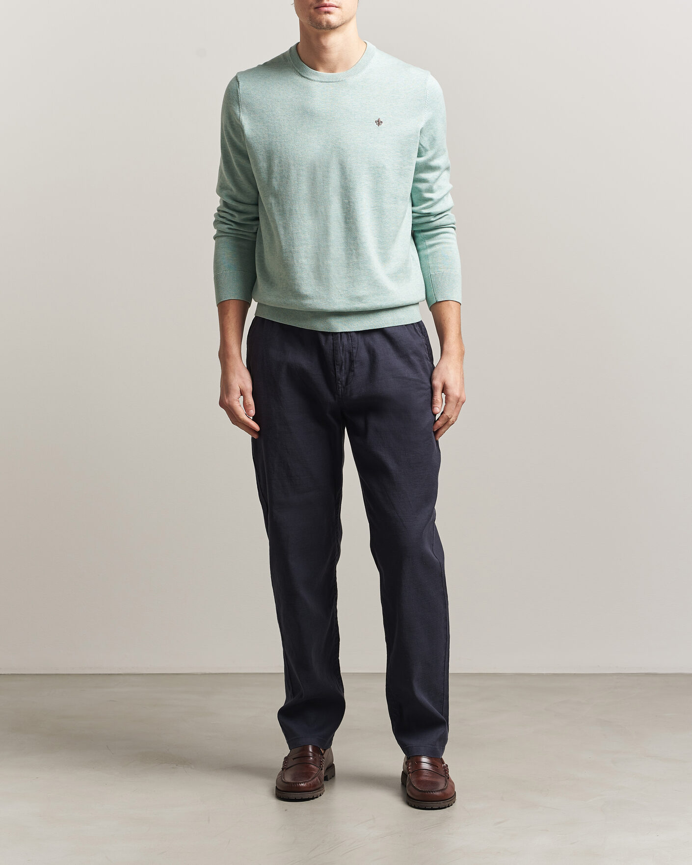 Men | Sweaters & Knitwear | Morris | Riley Oneck Green