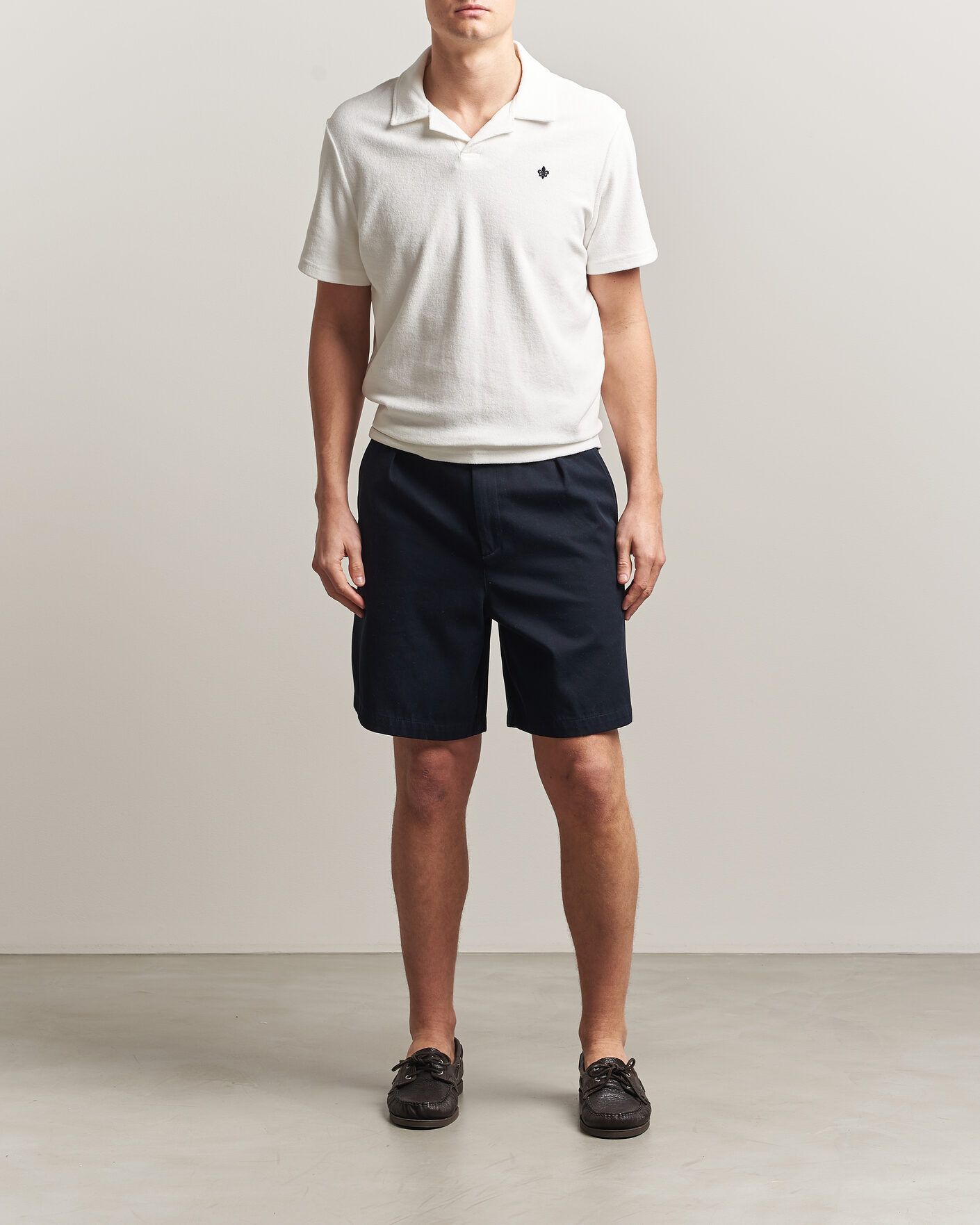 Men | Polo Shirts | Morris | Delon Terry Shirt Off White