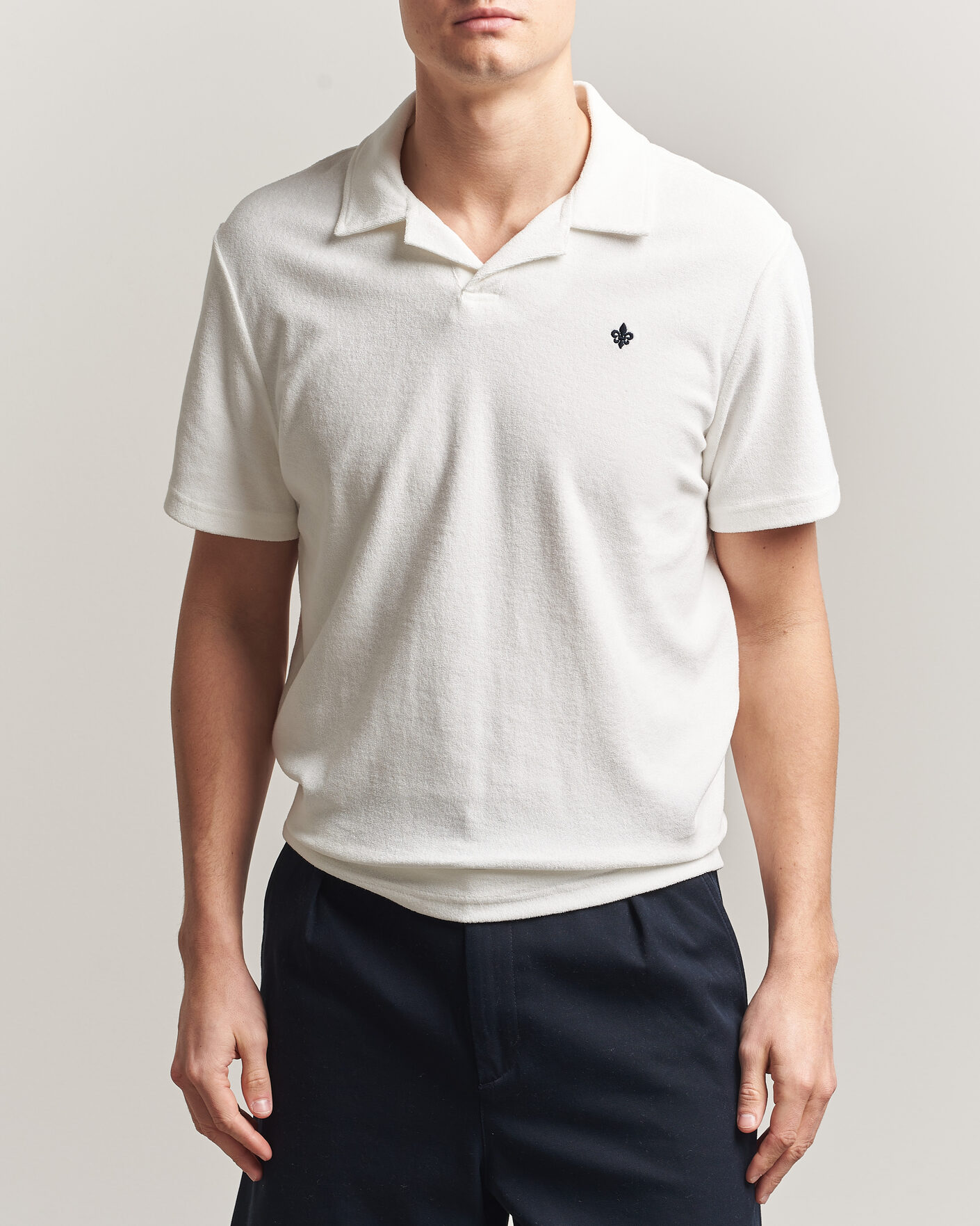 Men | Polo Shirts | Morris | Delon Terry Shirt Off White