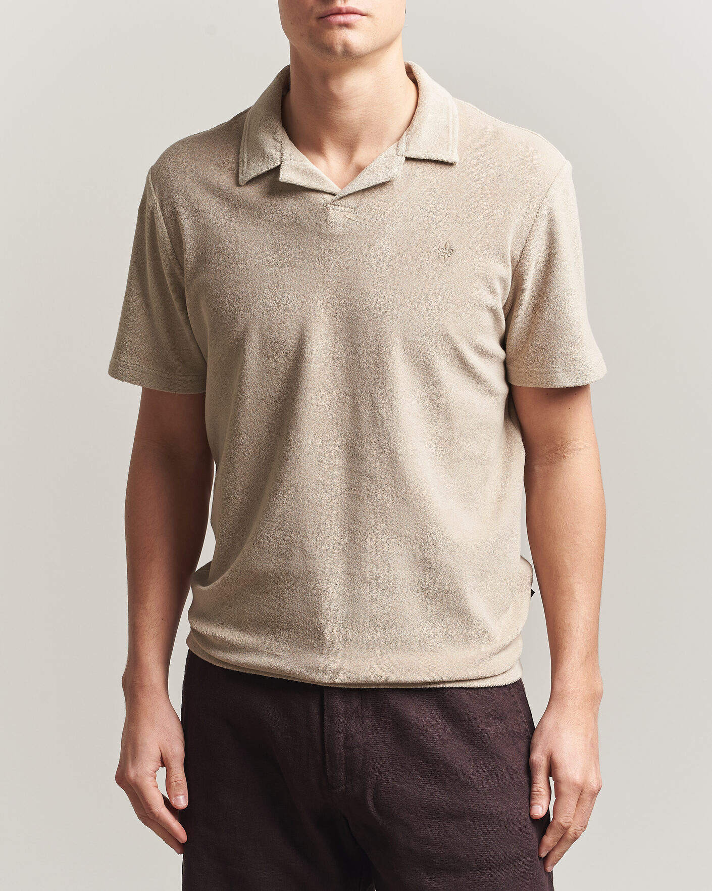Men | Polo Shirts | Morris | Delon Terry Shirt Khaki