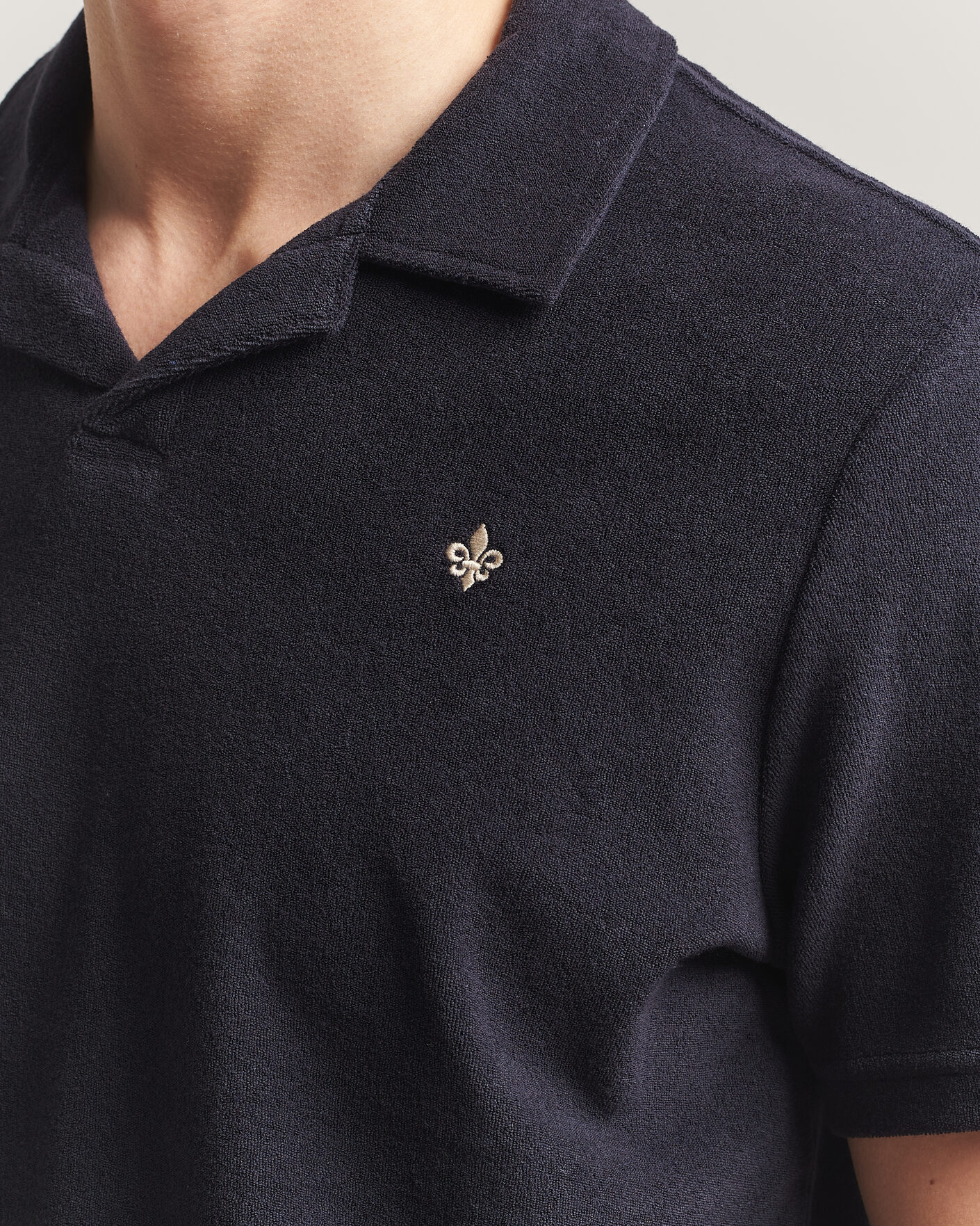 Men | Polo Shirts | Morris | Delon Terry Shirt Navy