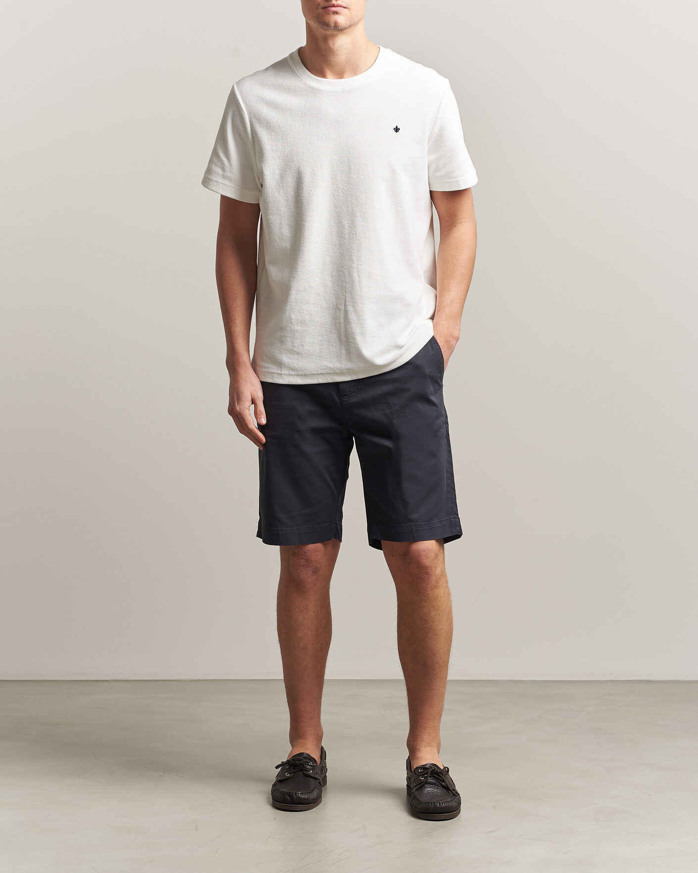 Men | T-Shirts | Morris | Delon Terry Tee Off White