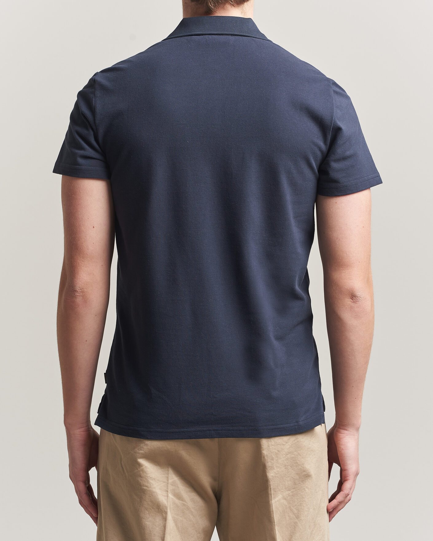 Men | Polo Shirts | Morris | Dylan Pique Dark Blue