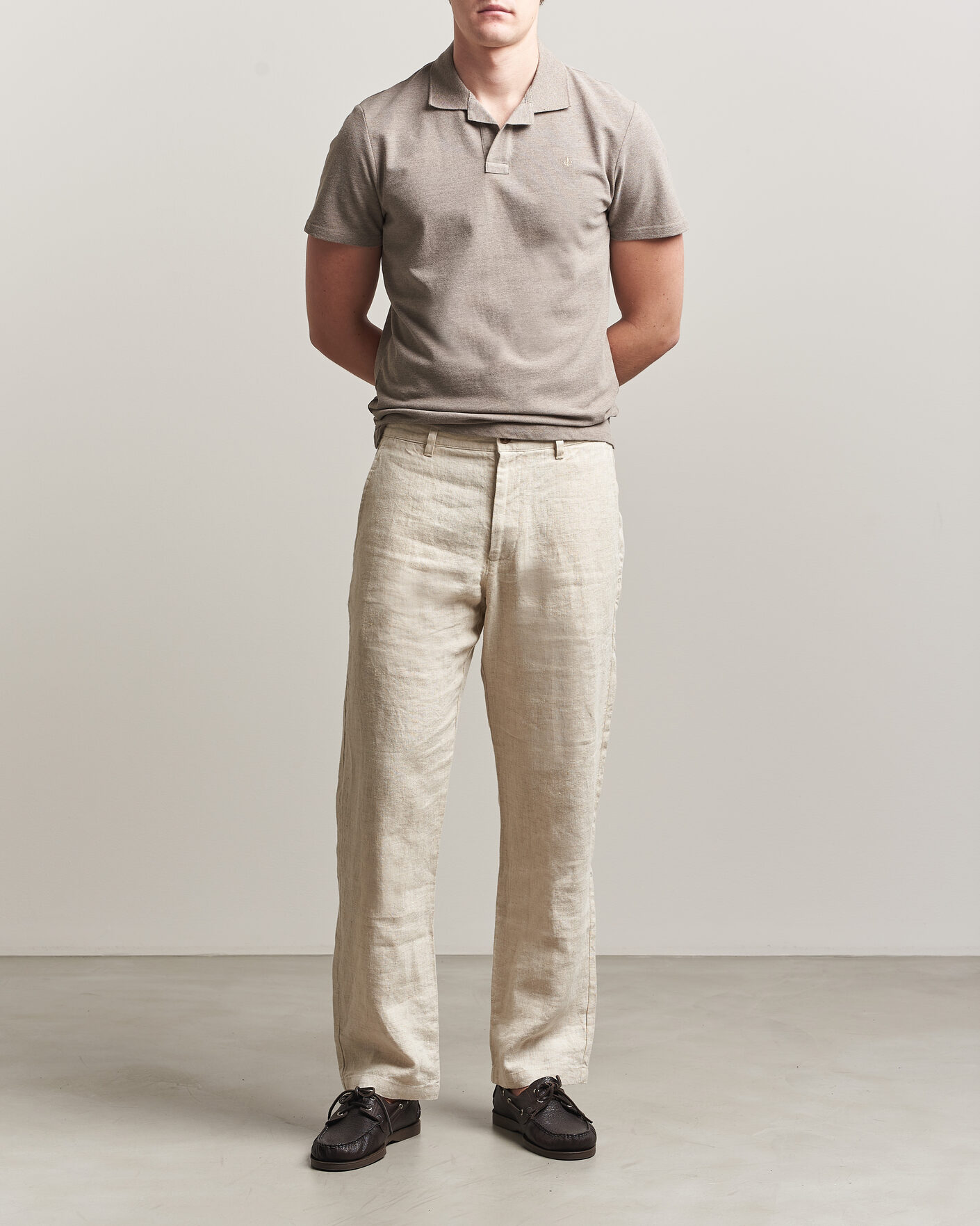 Men | Polo Shirts | Morris | Dylan Pique Brown
