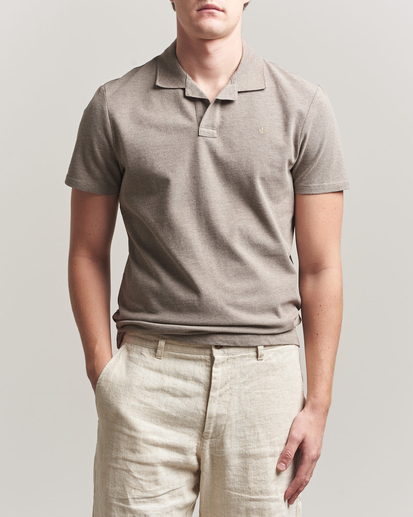Men | Polo Shirts | Morris | Dylan Pique Brown