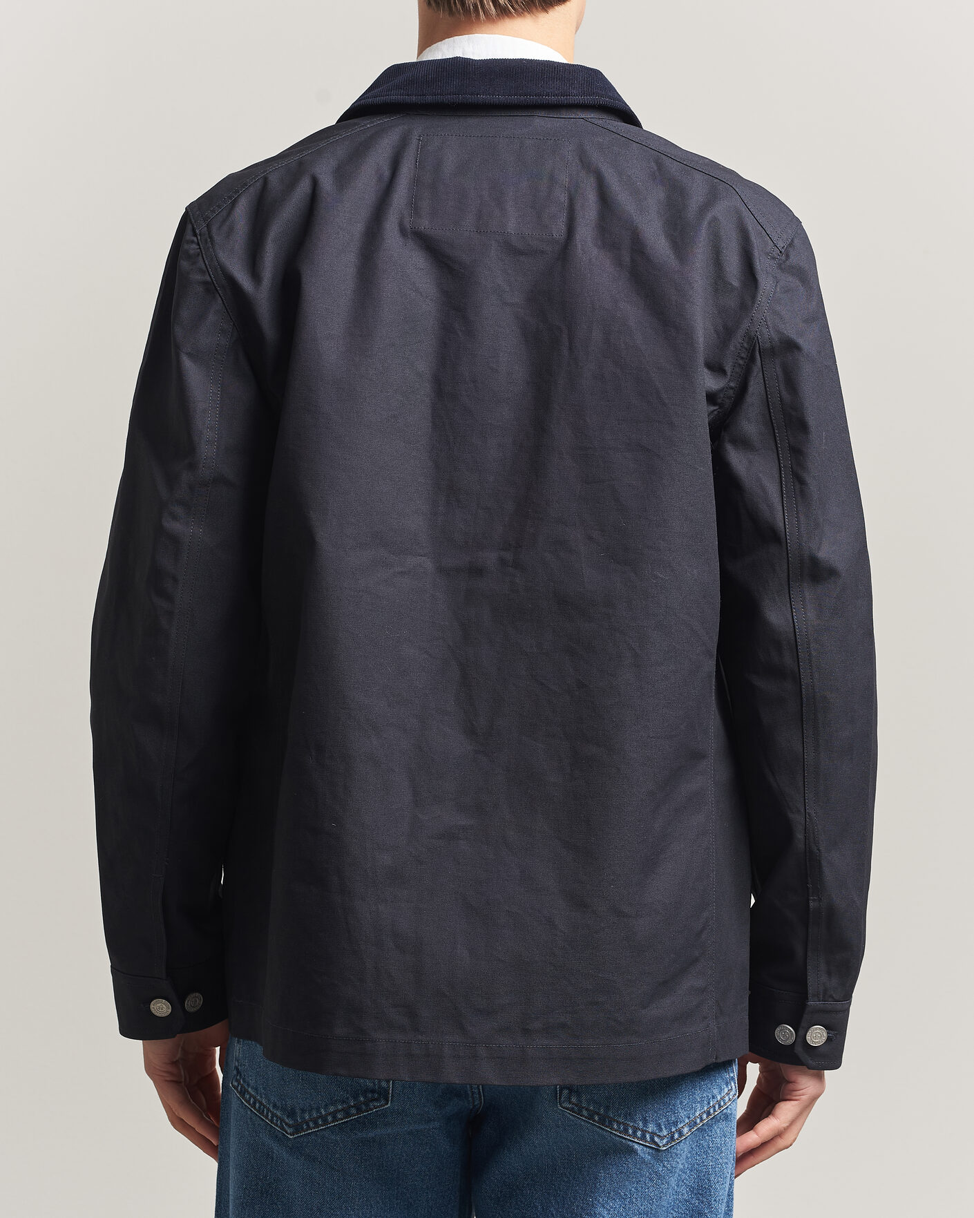 Morris Belmont Wax Shirt Jacket Navy at CareOfCarl.com