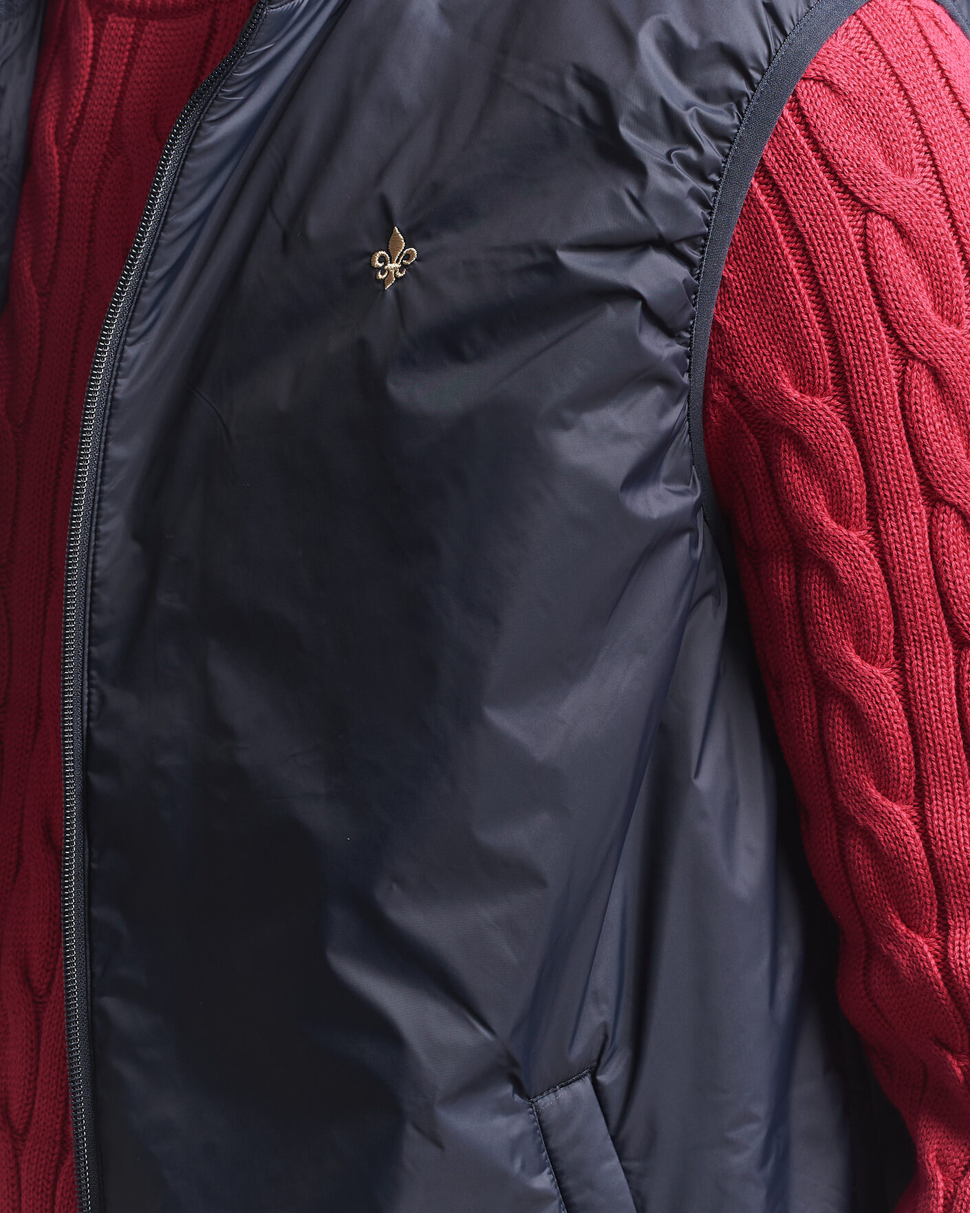 Men | Gilets | Morris | Bradley Padded Vest Navy