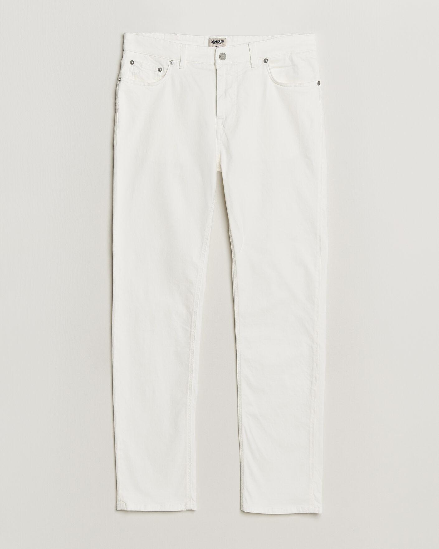 Men | Trousers | Morris | James Brushed 5-Pocket Jeans Off White