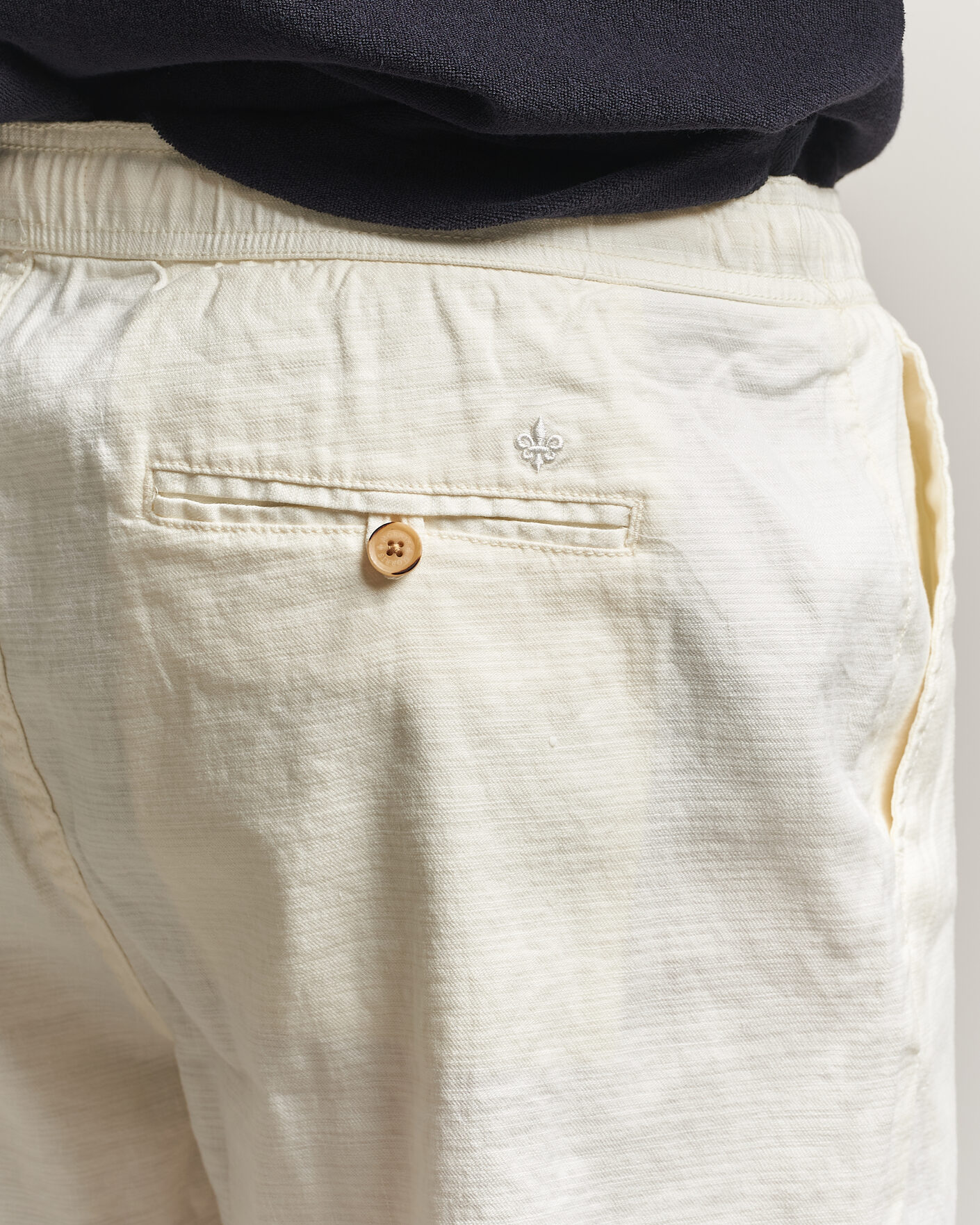 Men | Shorts | Morris | Fenix Linen Shorts Off White