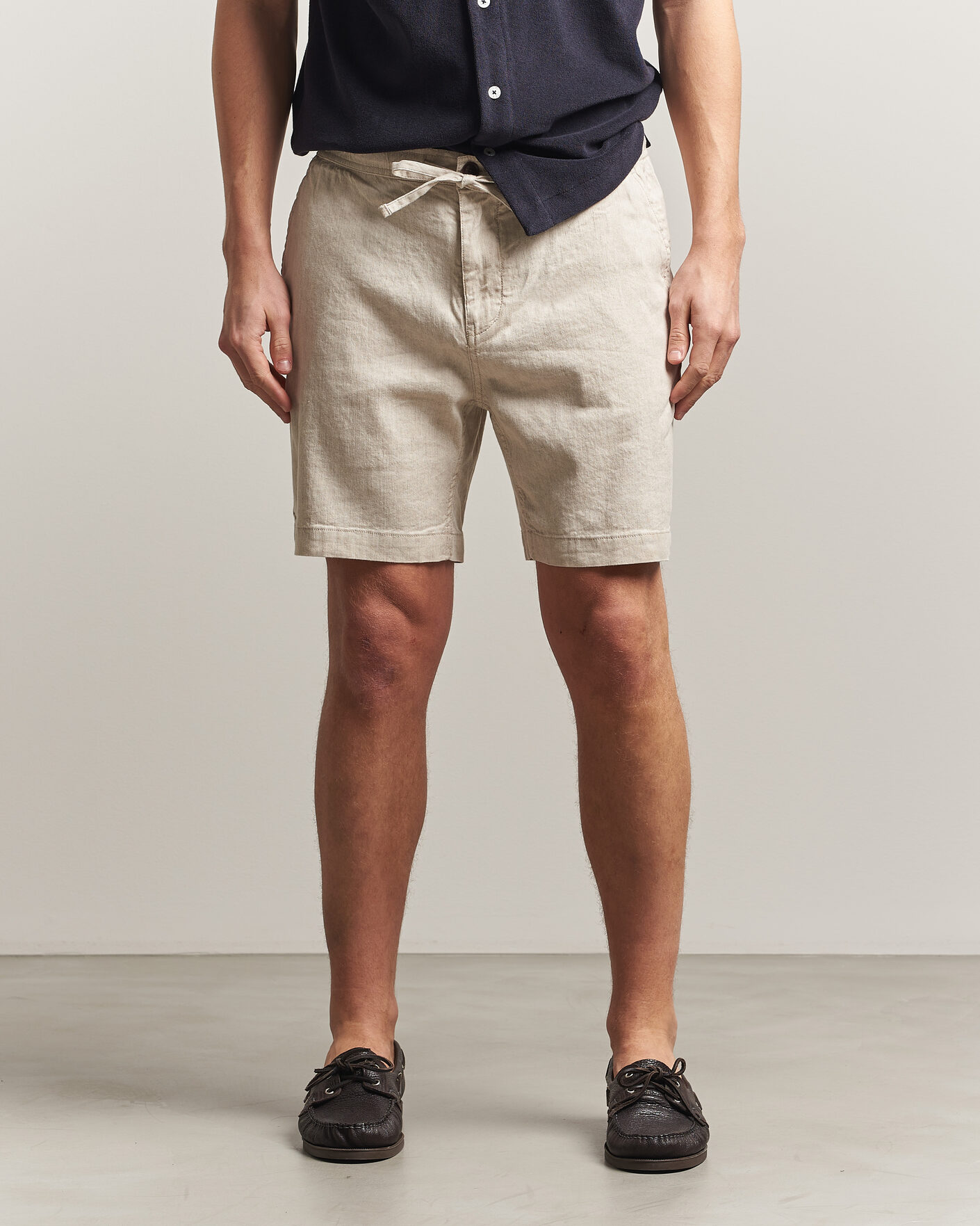 Men | Shorts | Morris | Fenix Linen Shorts Khaki