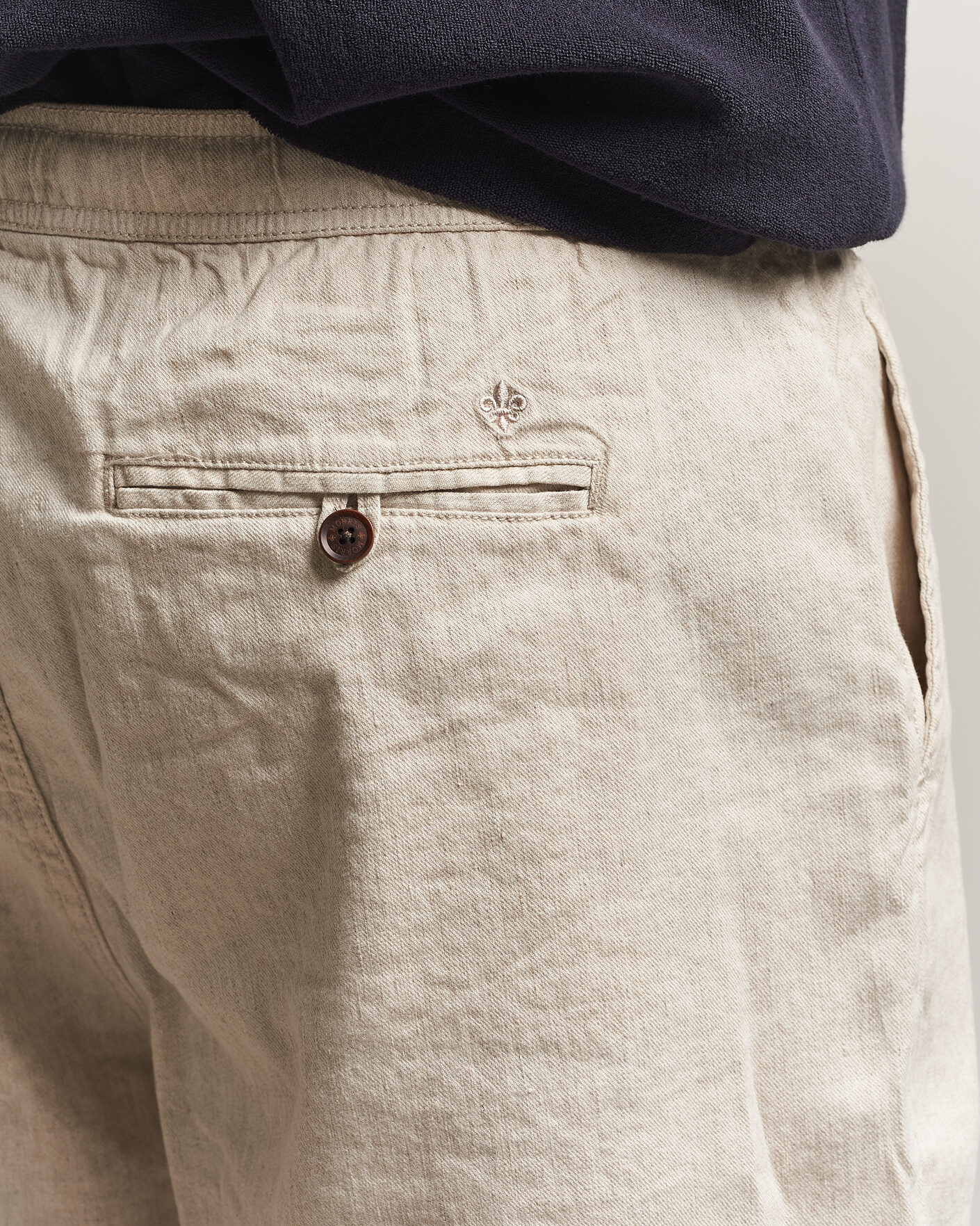 Men | Shorts | Morris | Fenix Linen Shorts Khaki