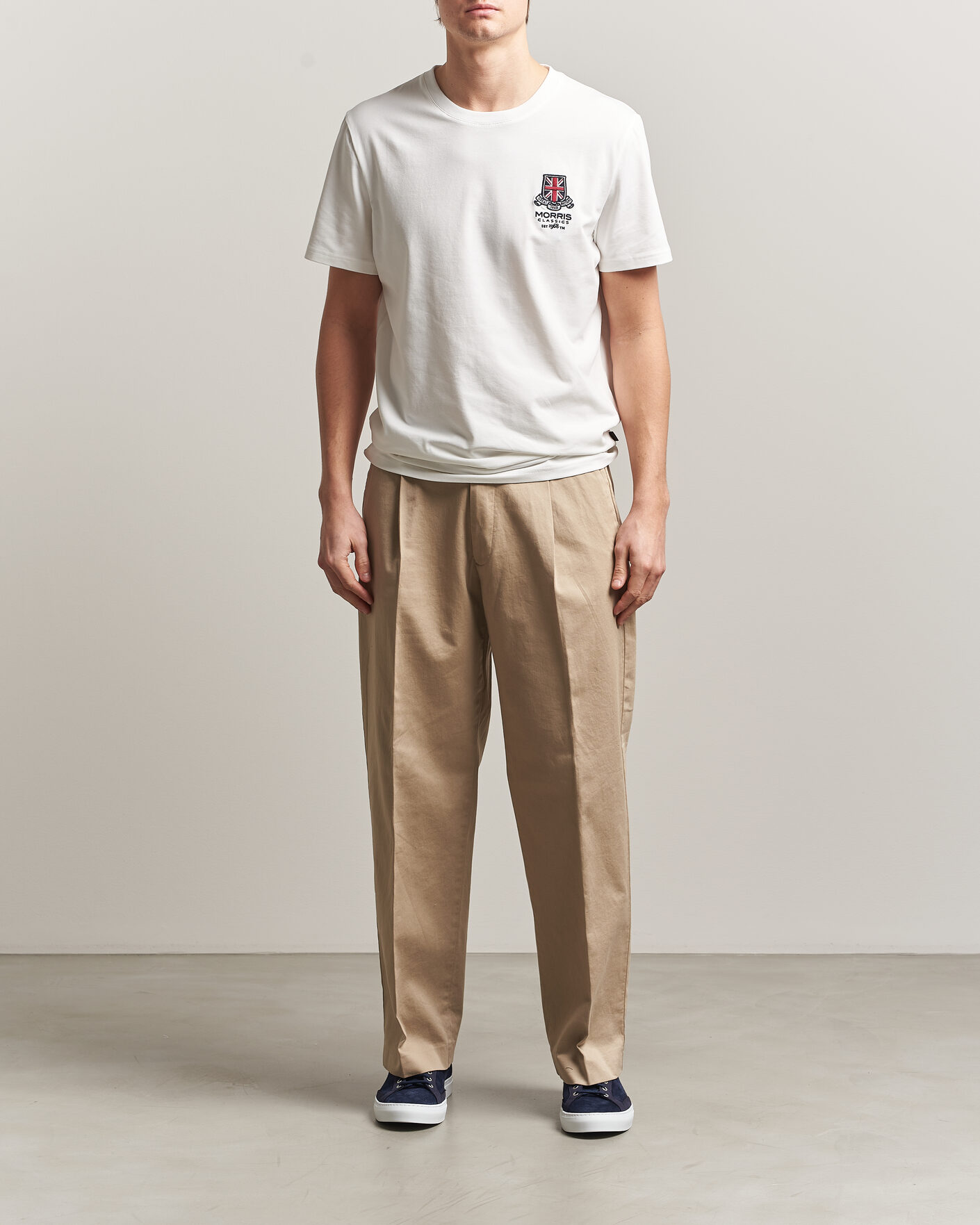 Men | T-Shirts | Morris | Barton T-Shirt Off White