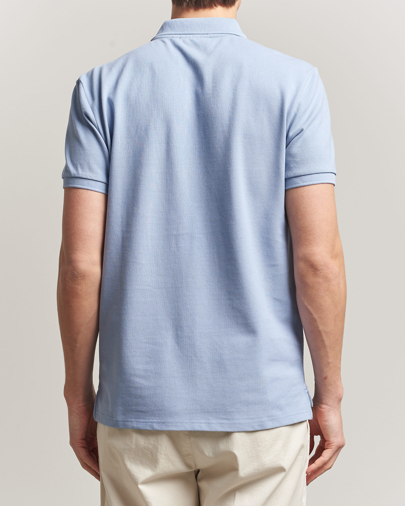 Men | Polo Shirts | Morris | New Pique Light Blue