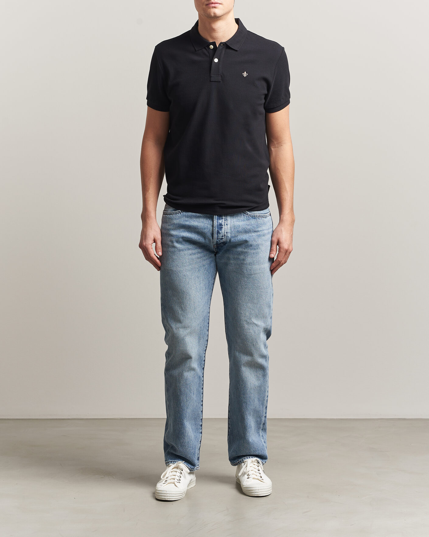 Men | Polo Shirts | Morris | New Pique Black