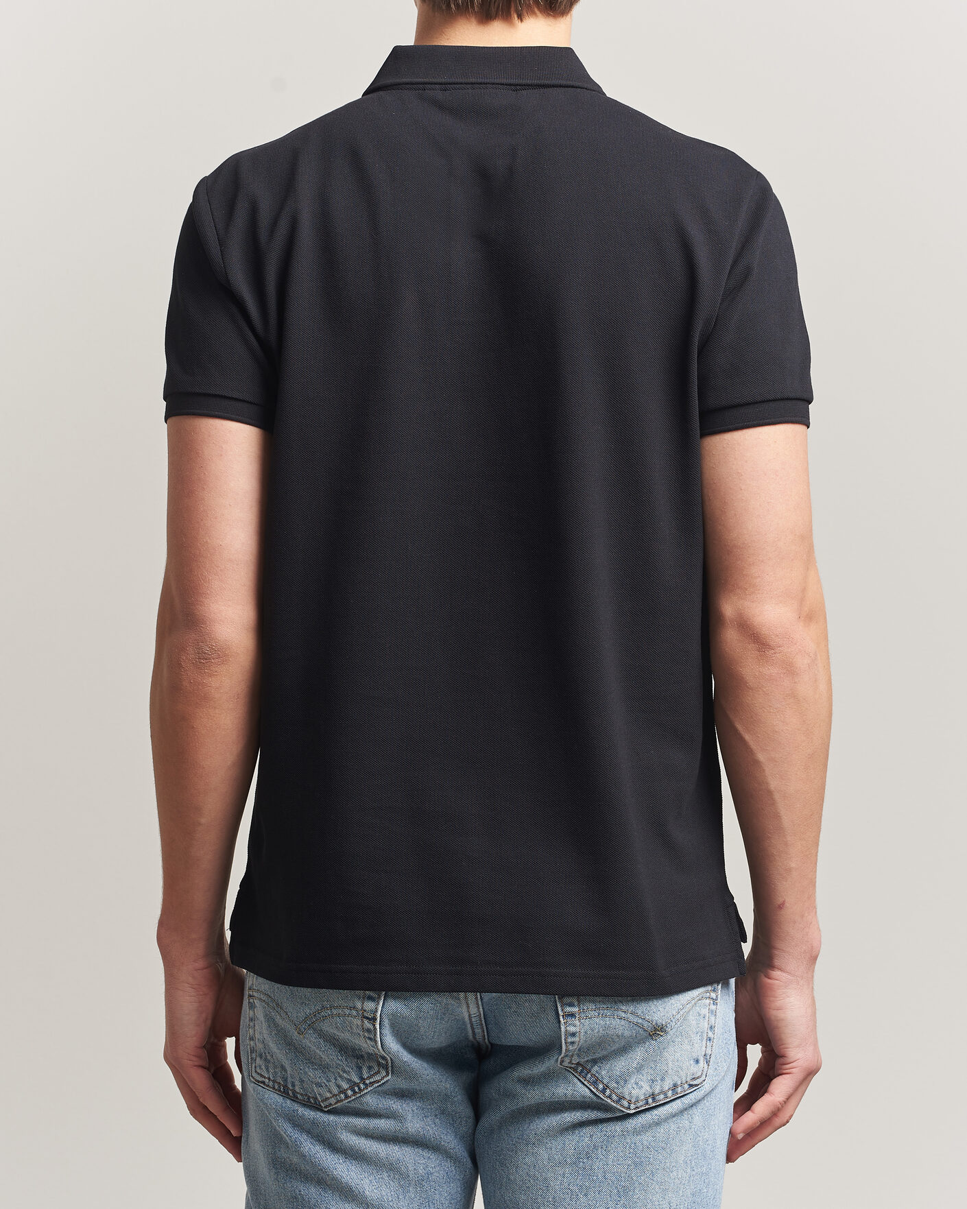 Men | Polo Shirts | Morris | New Pique Black