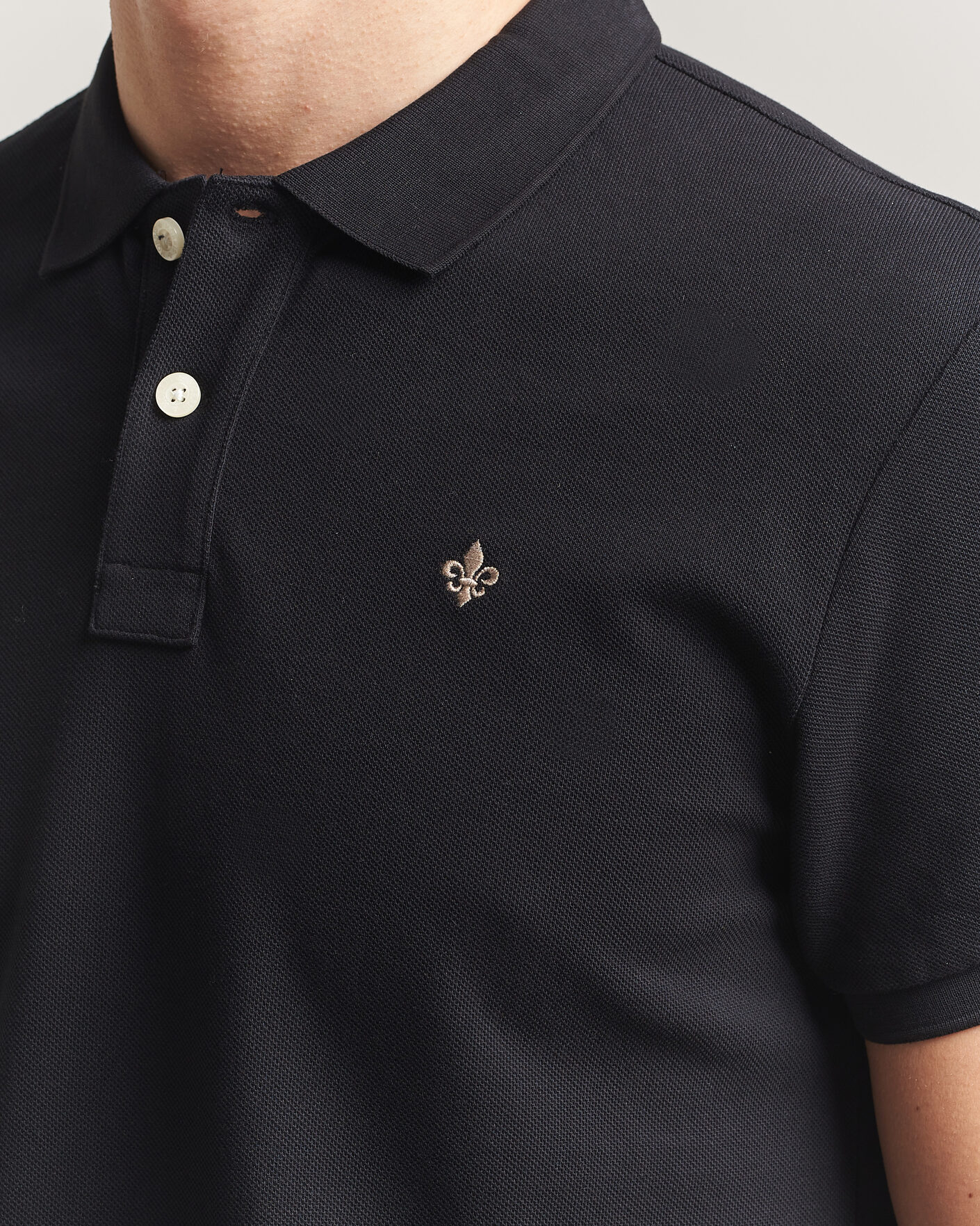 Men | Polo Shirts | Morris | New Pique Black