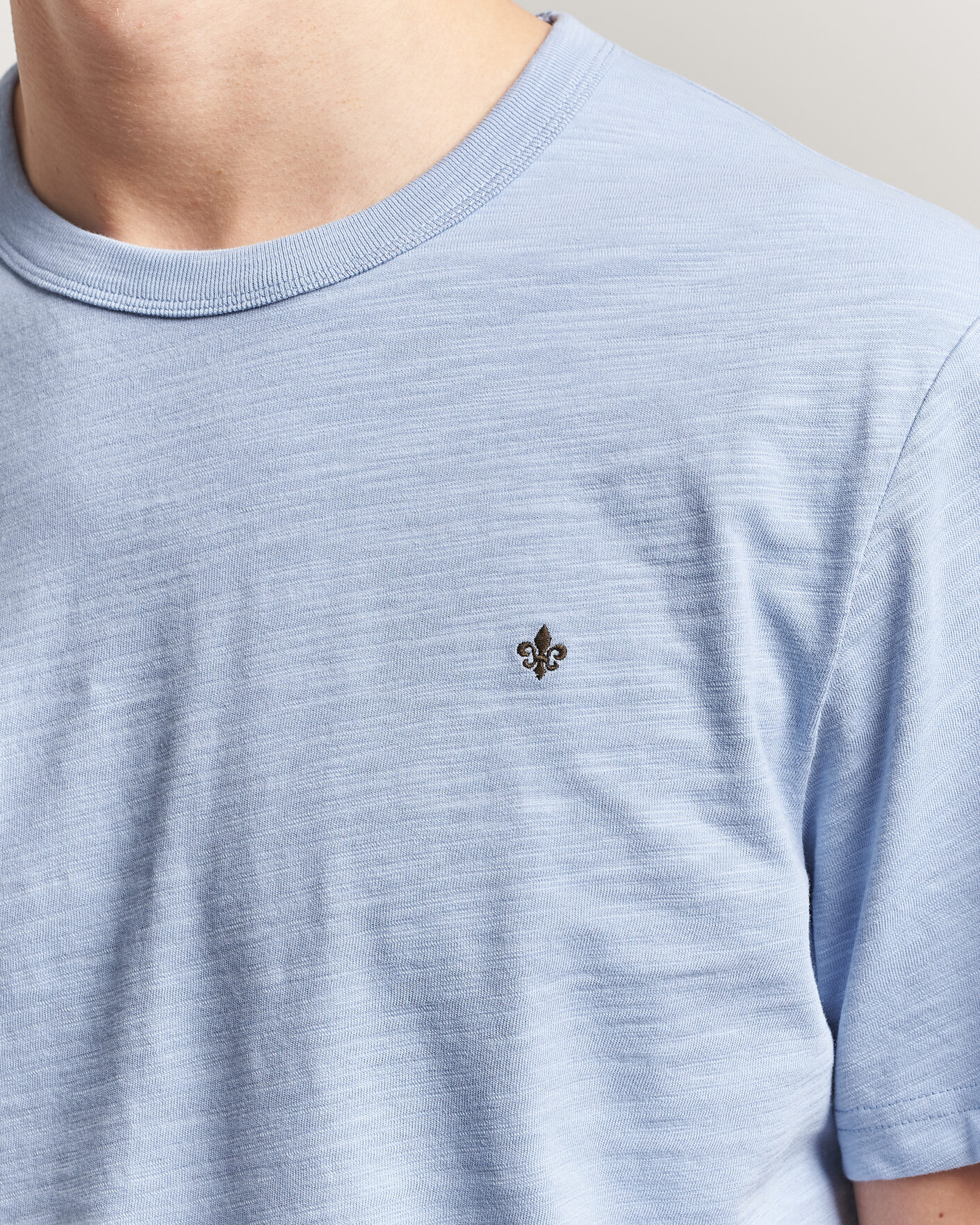 Men | T-Shirts | Morris | Watson Slub T-Shirt Light Blue