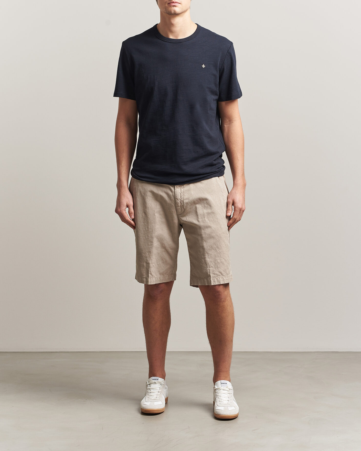 Men | T-Shirts | Morris | Watson Slub T-Shirt Dark Blue