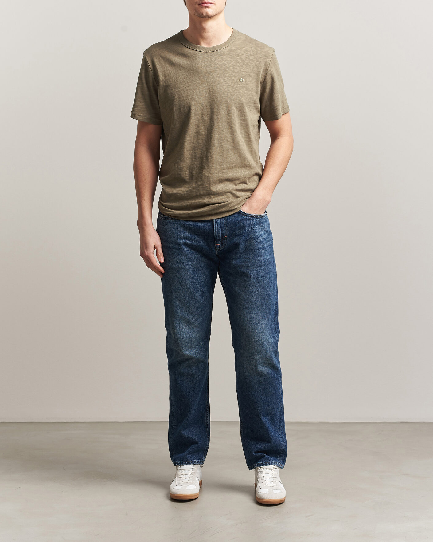 Men | T-Shirts | Morris | Watson Slub T-Shirt Olive