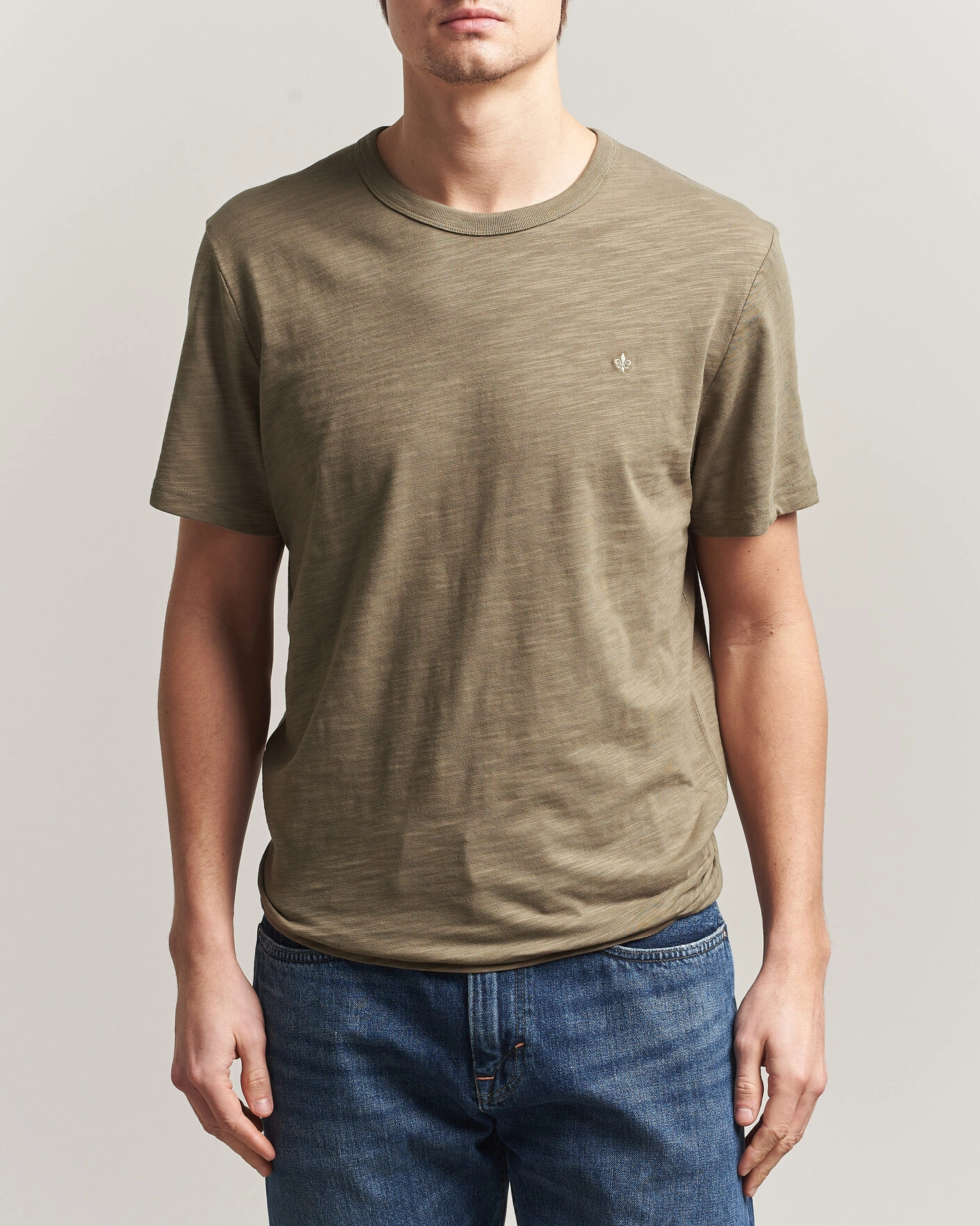 Men | T-Shirts | Morris | Watson Slub T-Shirt Olive