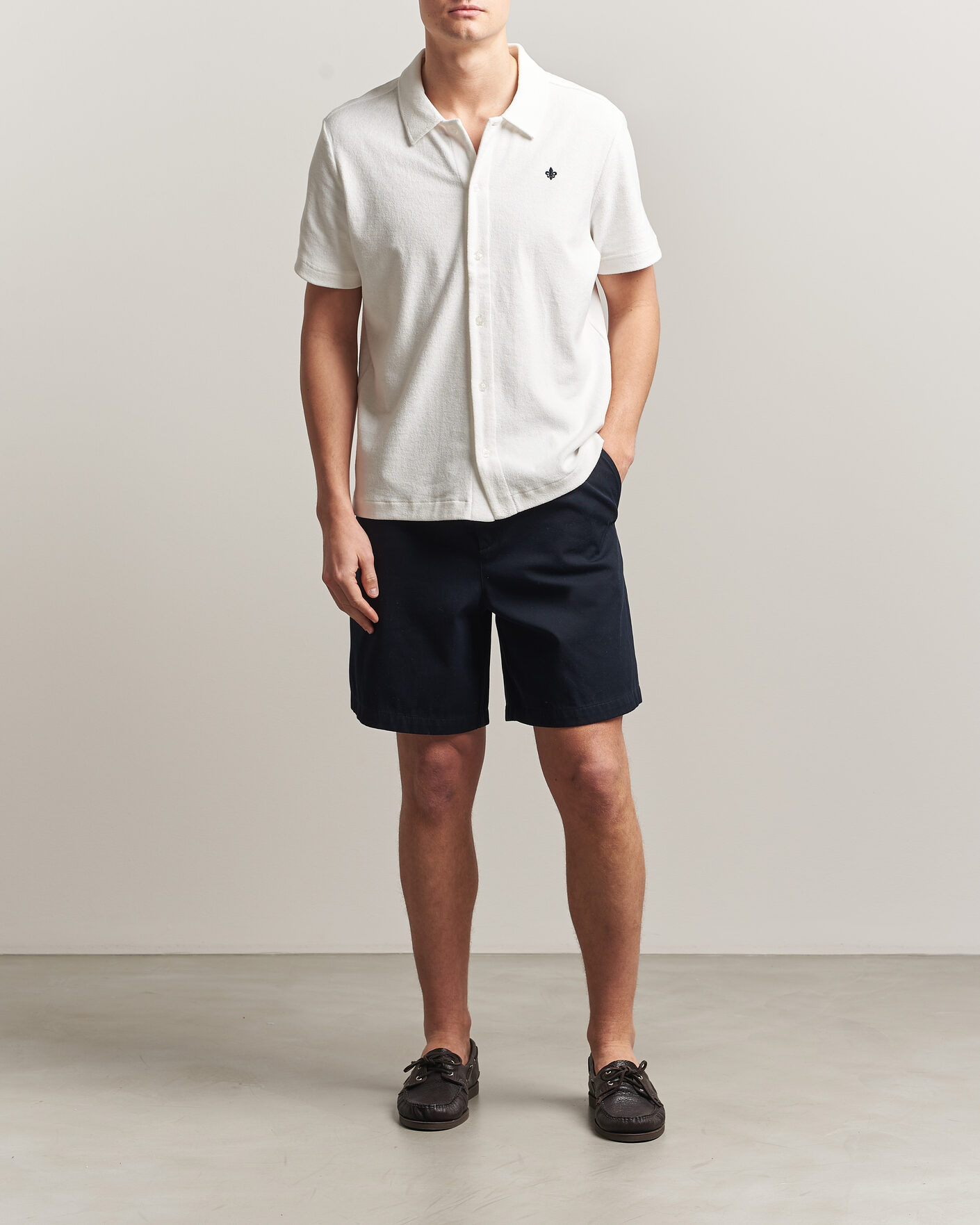Men | Polo Shirts | Morris | Lily Terry Shirt Off White