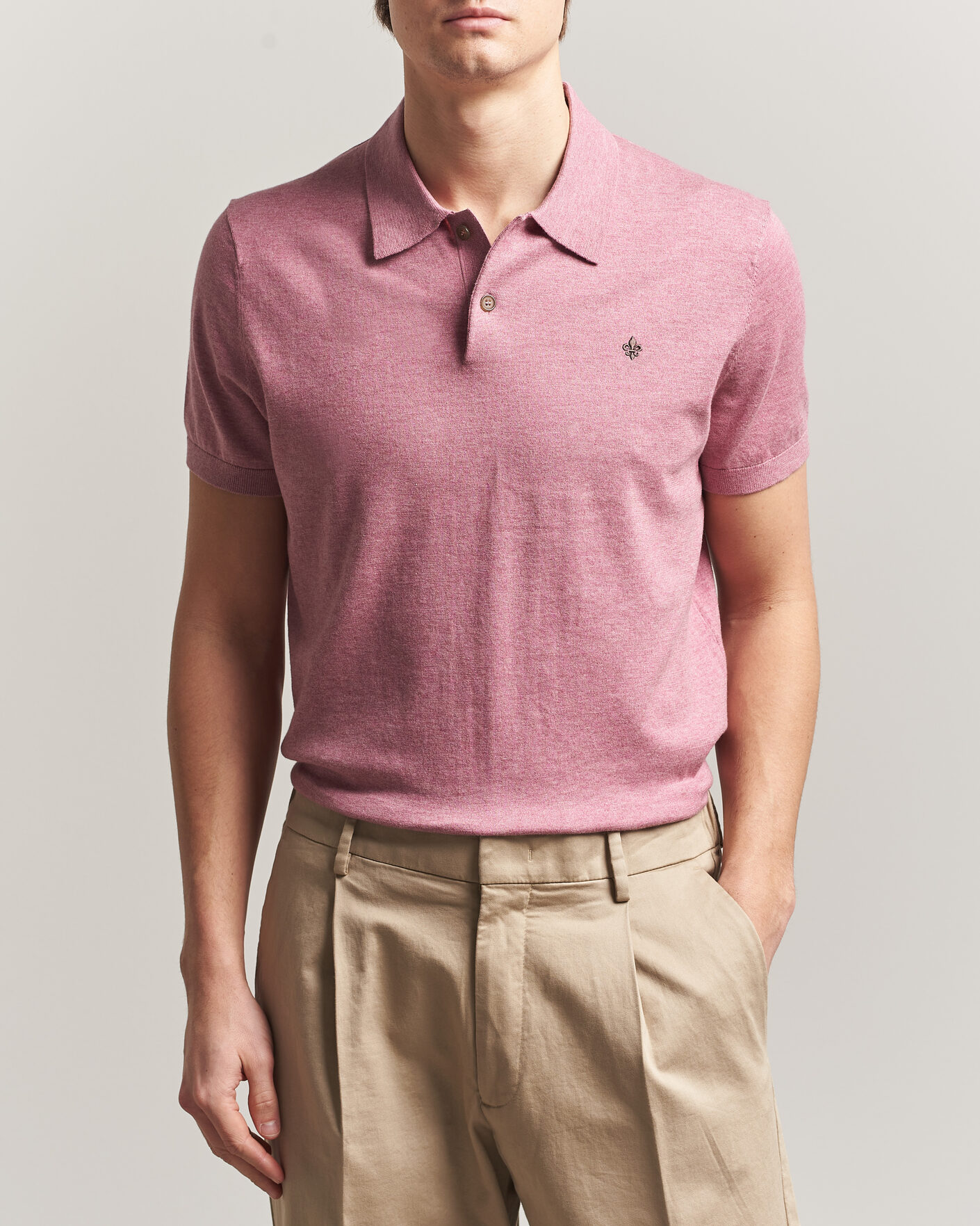 Men | Polo Shirts | Morris | Riley Short Sleeve Polo Pink