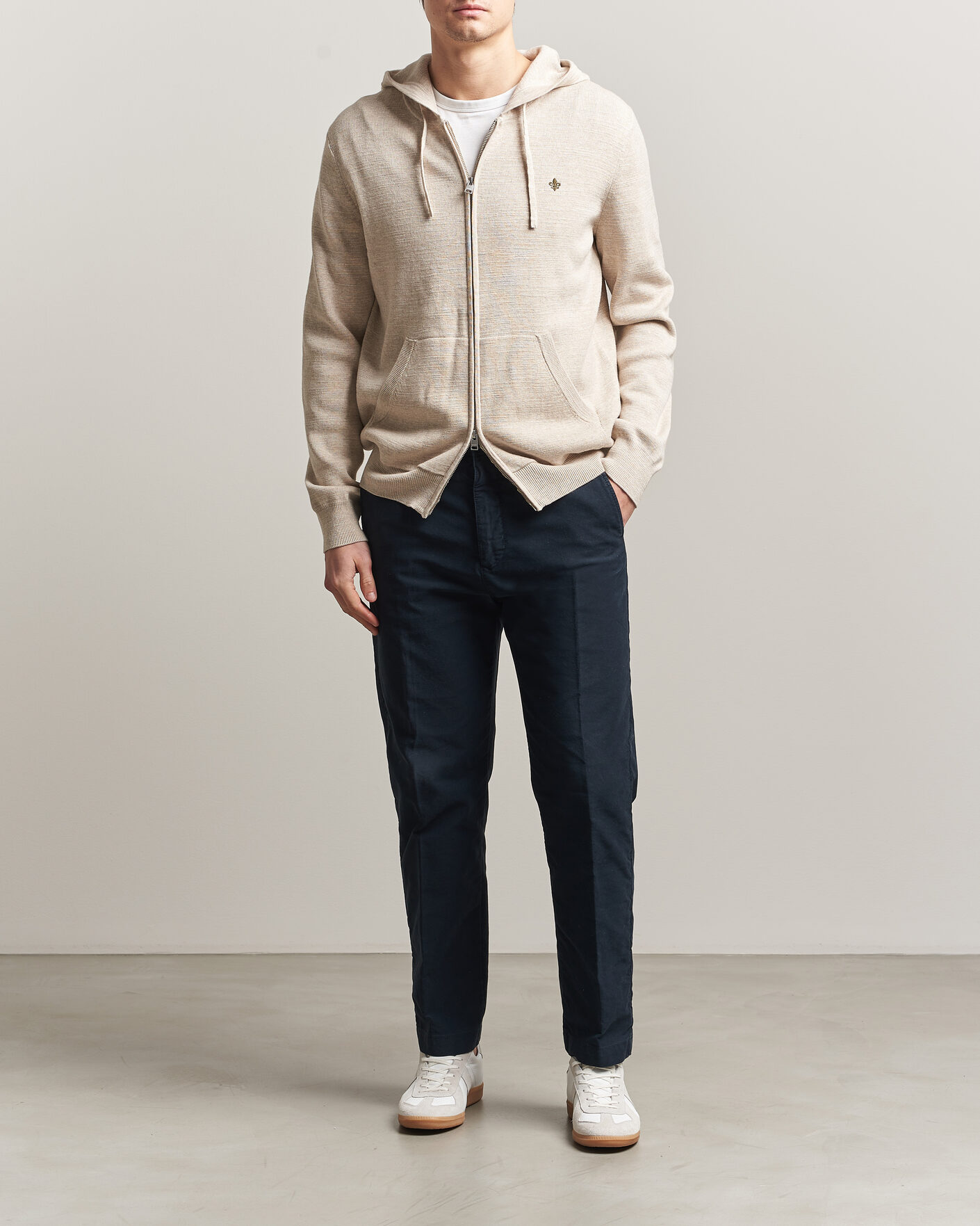 Men | Sweaters & Knitwear | Morris | Randall Full-Zip Hoodie Khaki