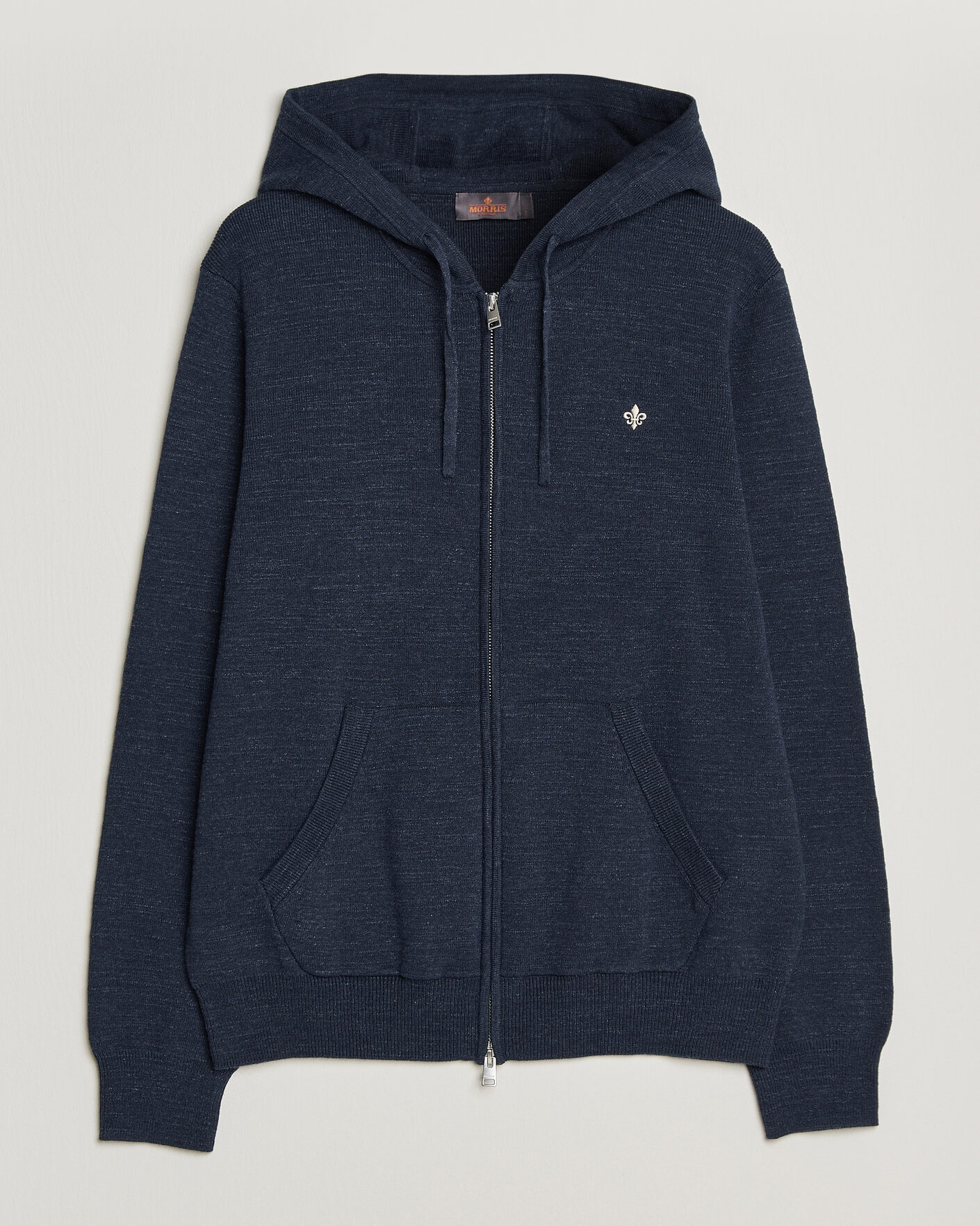 Men | Sweaters & Knitwear | Morris | Randall Full-Zip Hoodie Navy