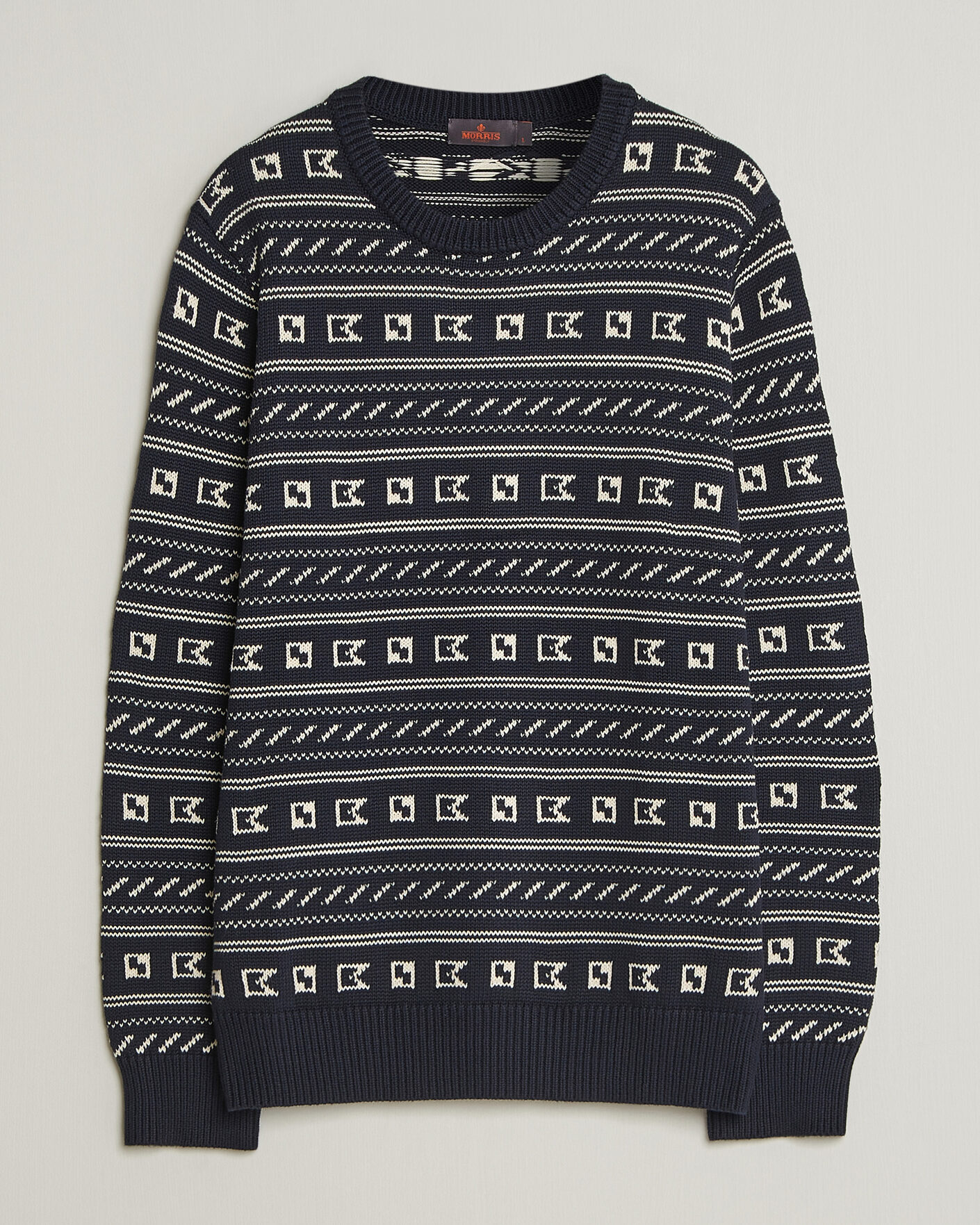 Men | Sweaters & Knitwear | Morris | Barrington Oneck Navy