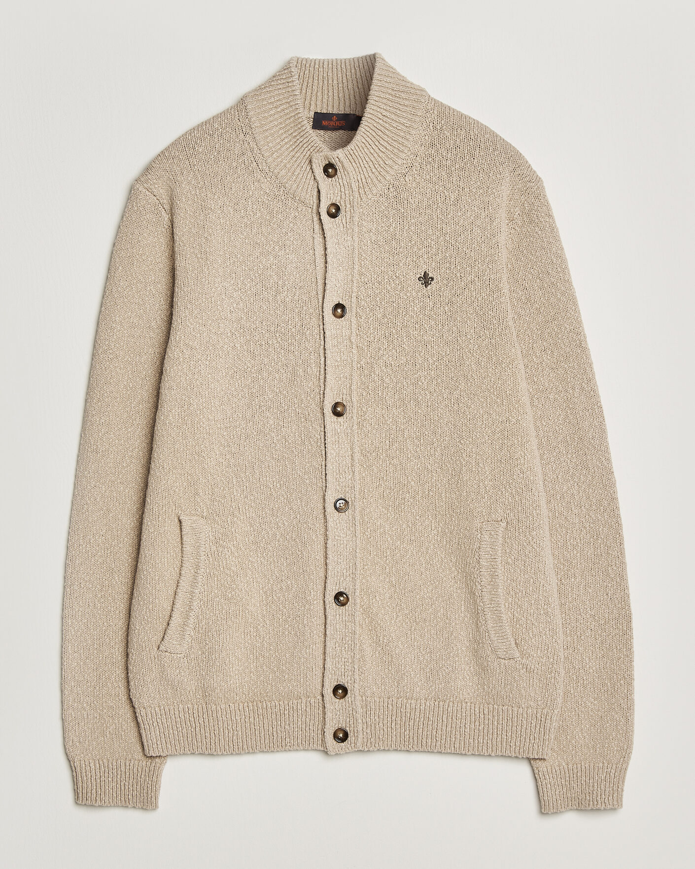 Men | Sweaters & Knitwear | Morris | Windham Button Cardigan Khaki