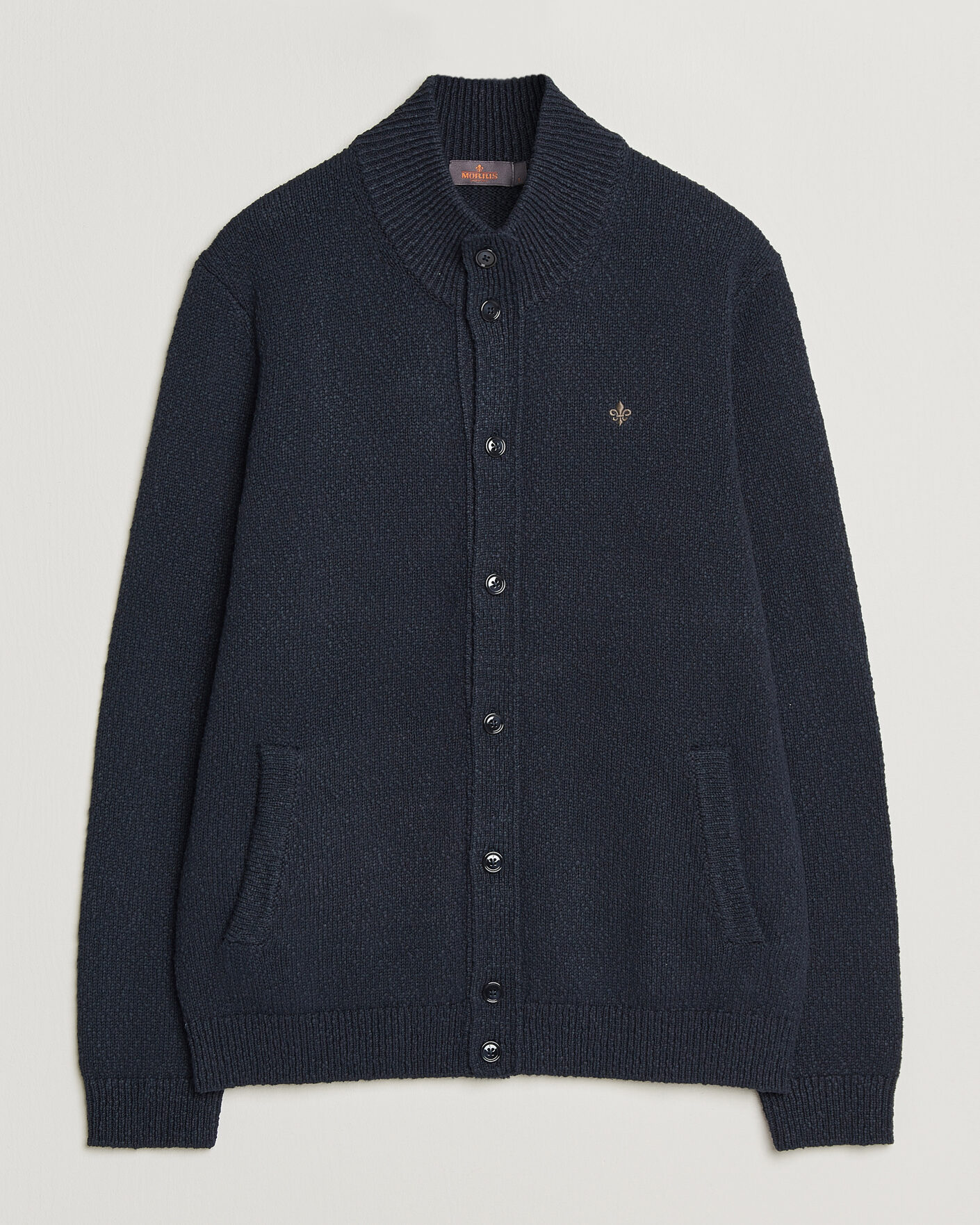 Men | Sweaters & Knitwear | Morris | Windham Button Cardigan Navy