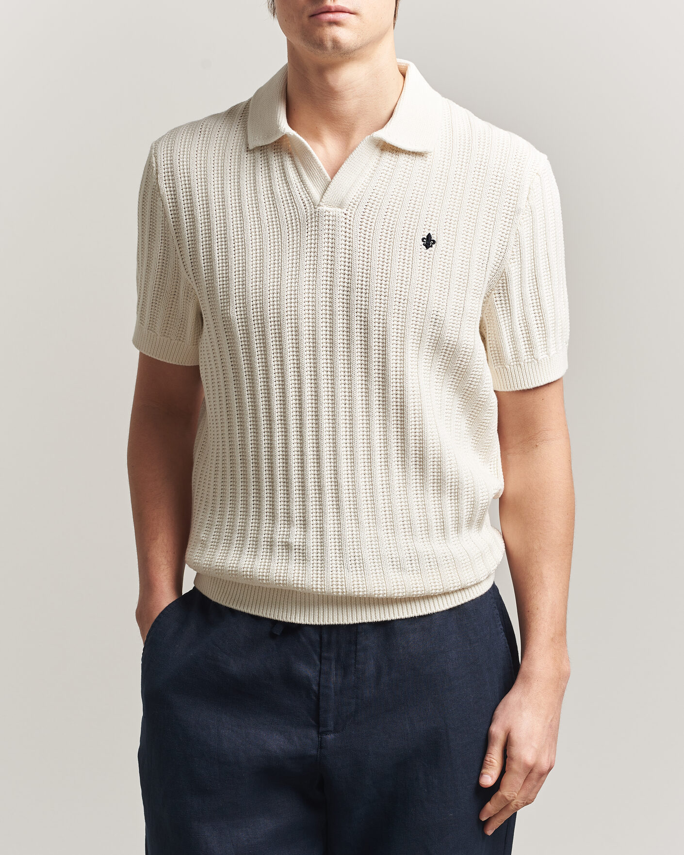 Men | Polo Shirts | Morris | Baldwin Resort Polo Off White