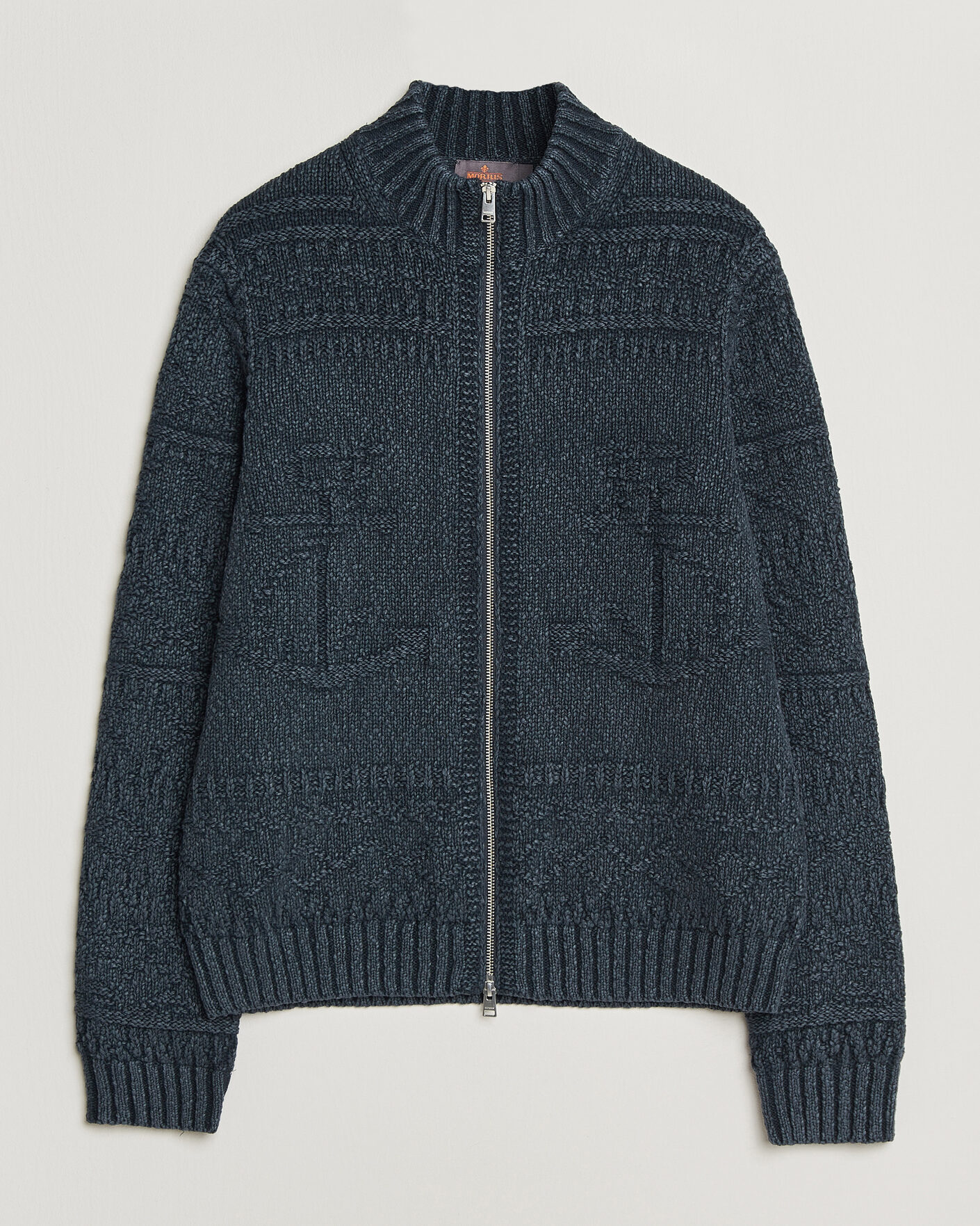 Men | Sweaters & Knitwear | Morris | Chatham Knitted Jacket Navy